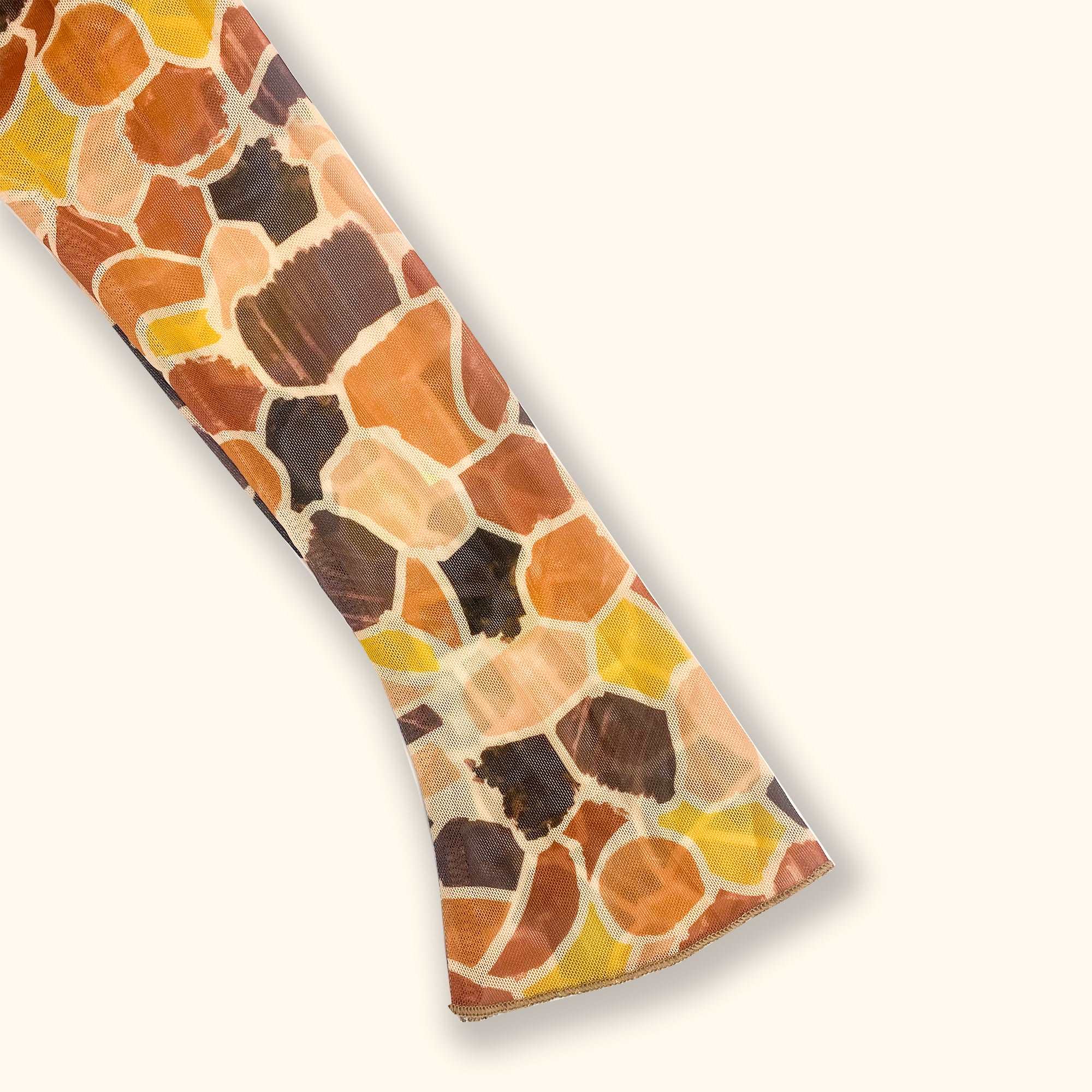 Murci Brown Tie Front Ruffle Long Sleeve Crop Top - Size 8 -  - Tops & Shirts