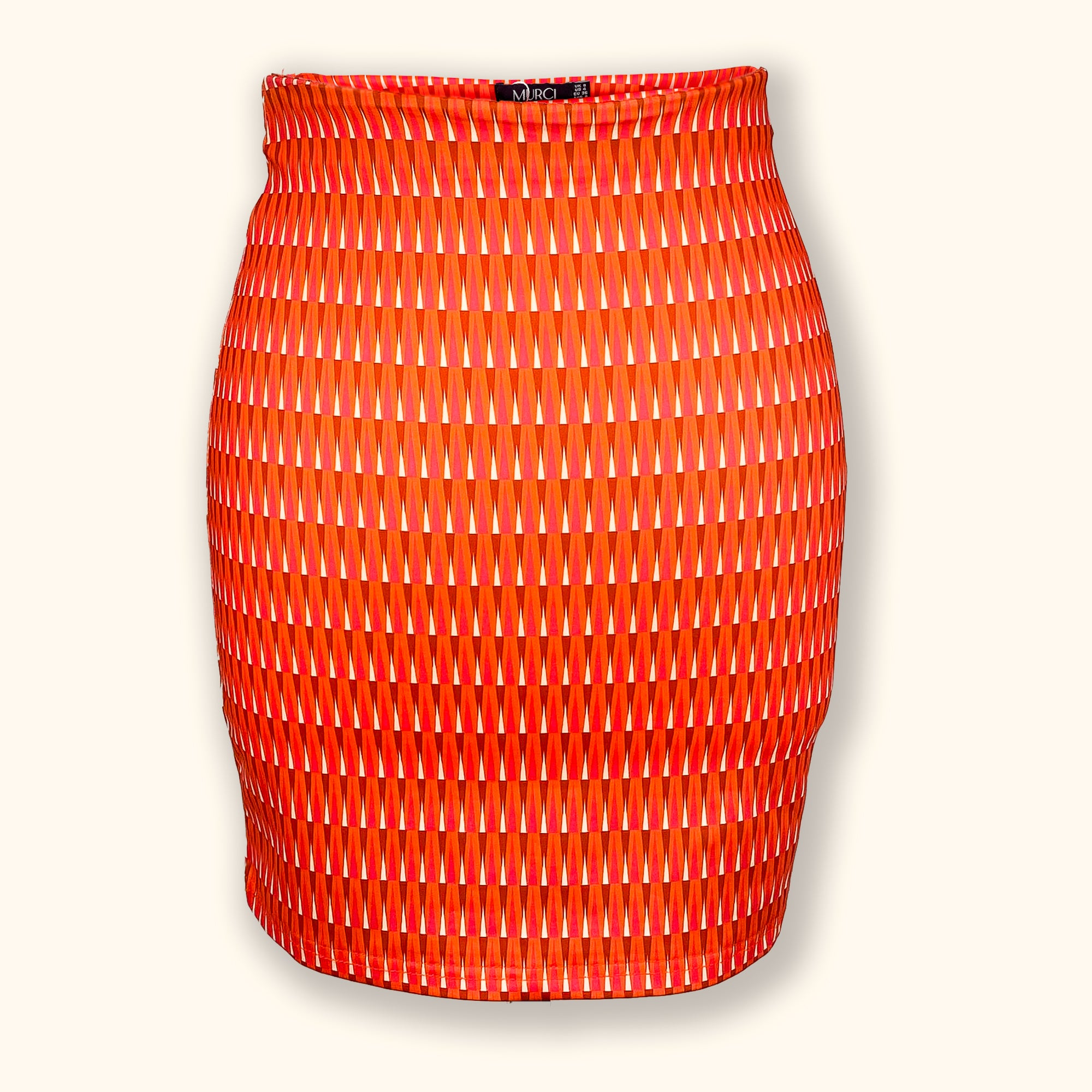 Murci Pink Aztec Bodycon Mini Skirt - Size 8 -  - Skirts