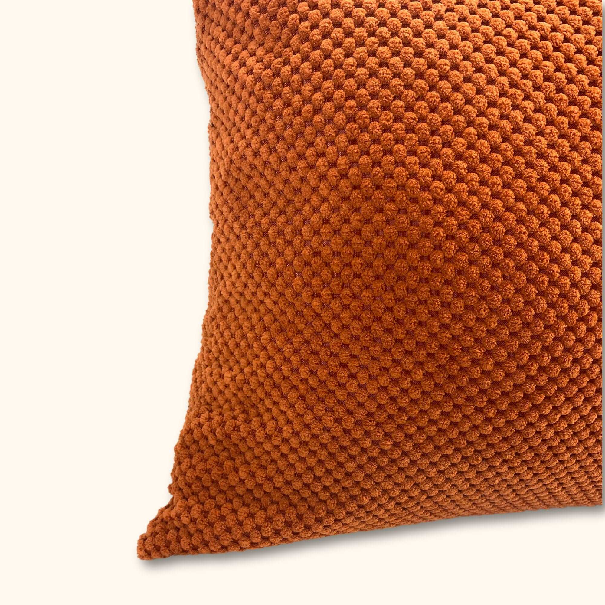 Dunelm Burnt Orange Square Cushion Cover - - Cushion covers