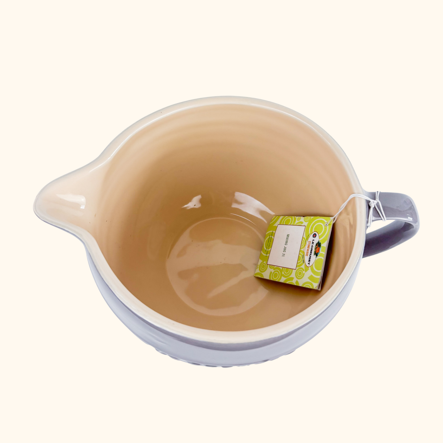 Le Creuset Stoneware Flint Grey Mixing Jug 2L - - Kitchenware