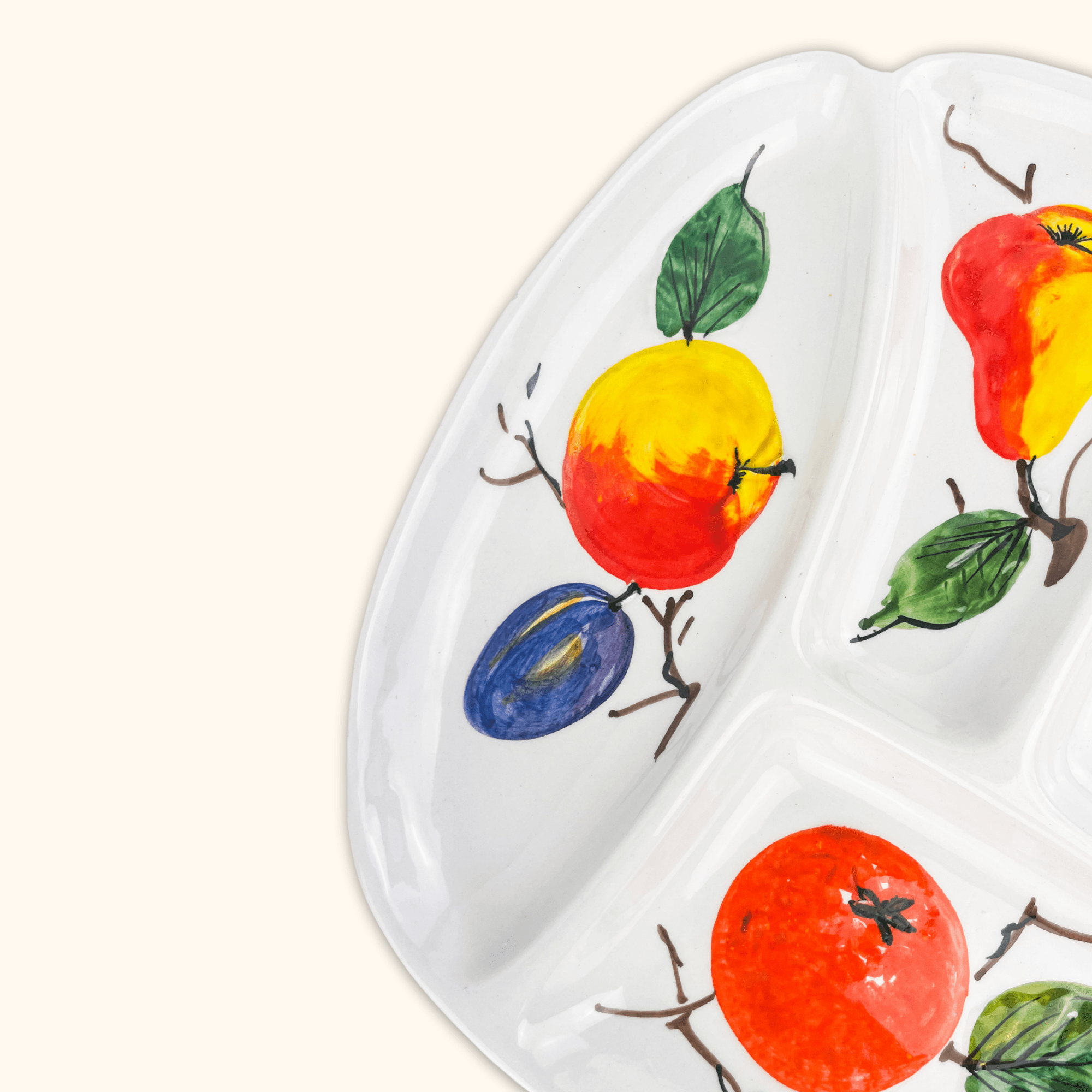 Italian Section Fruit Platter Sunshine Thrift