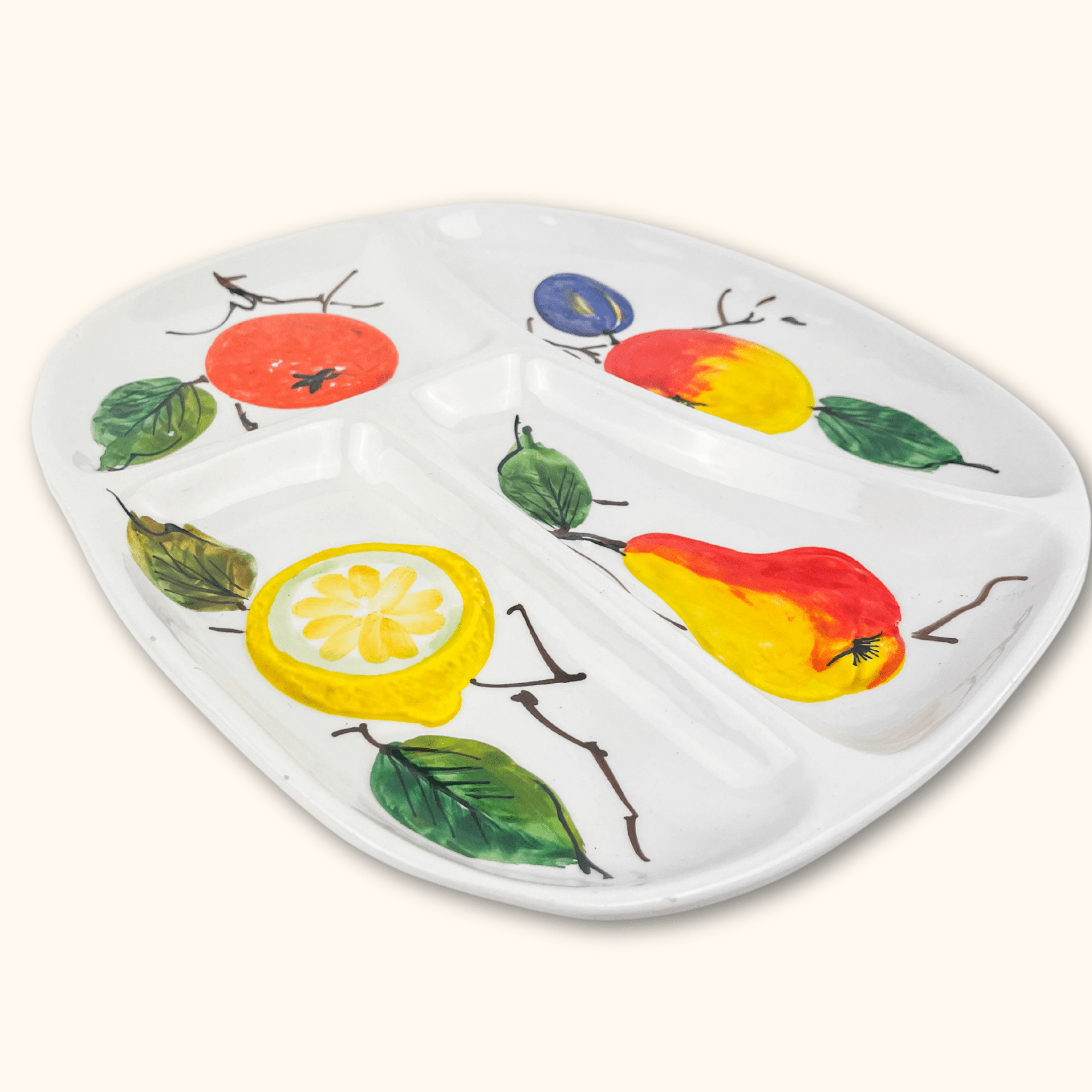 Italian Section Fruit Platter Sunshine Thrift