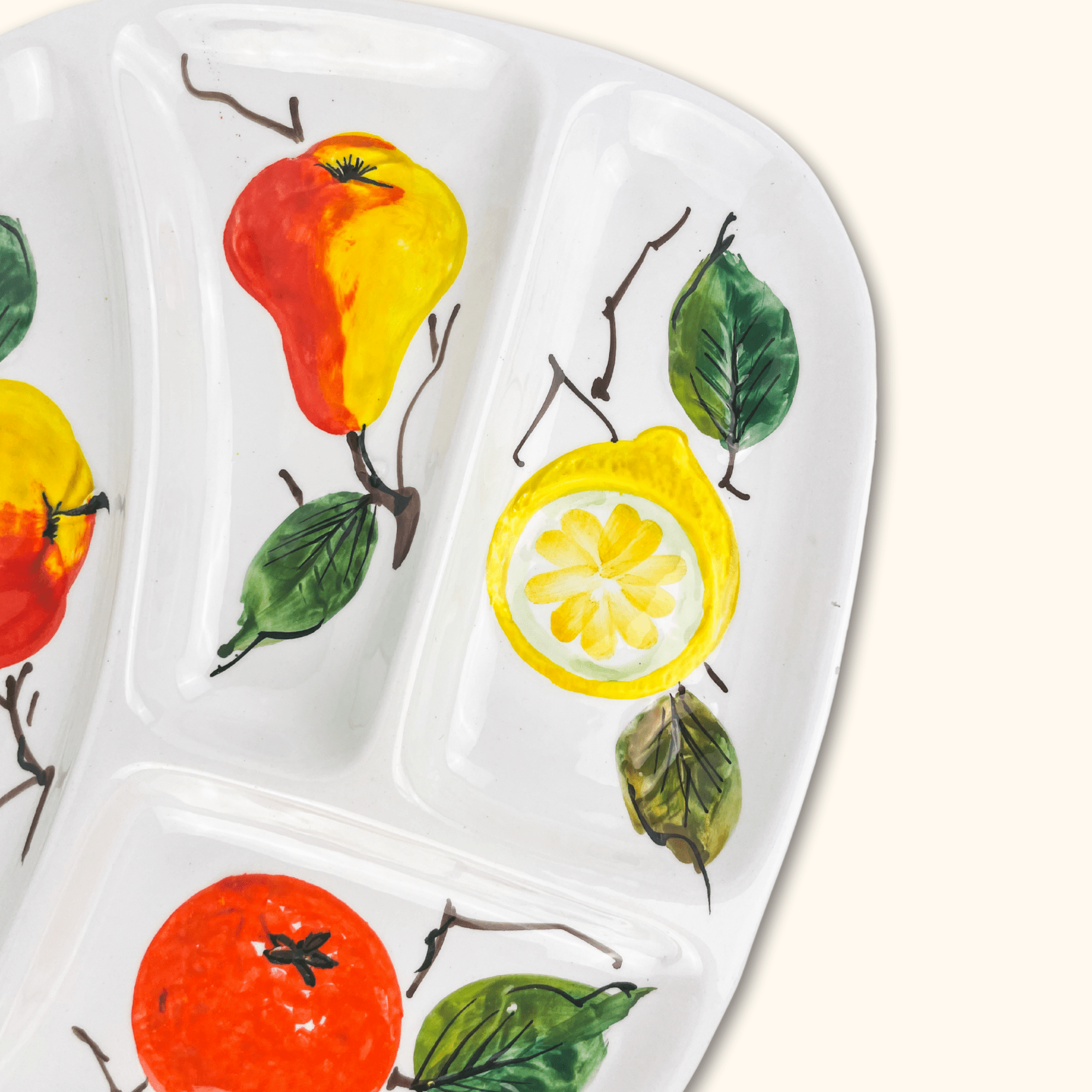 Italian Section Fruit Platter Sunshine Thrift