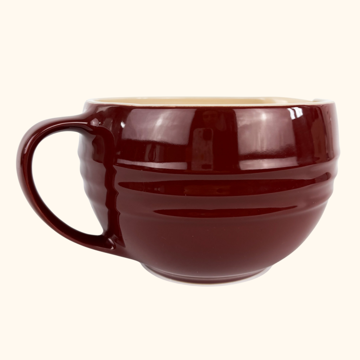 Le Creuset Stoneware Cerise Dark Red Mixing Jug 2L - - Kitchenware