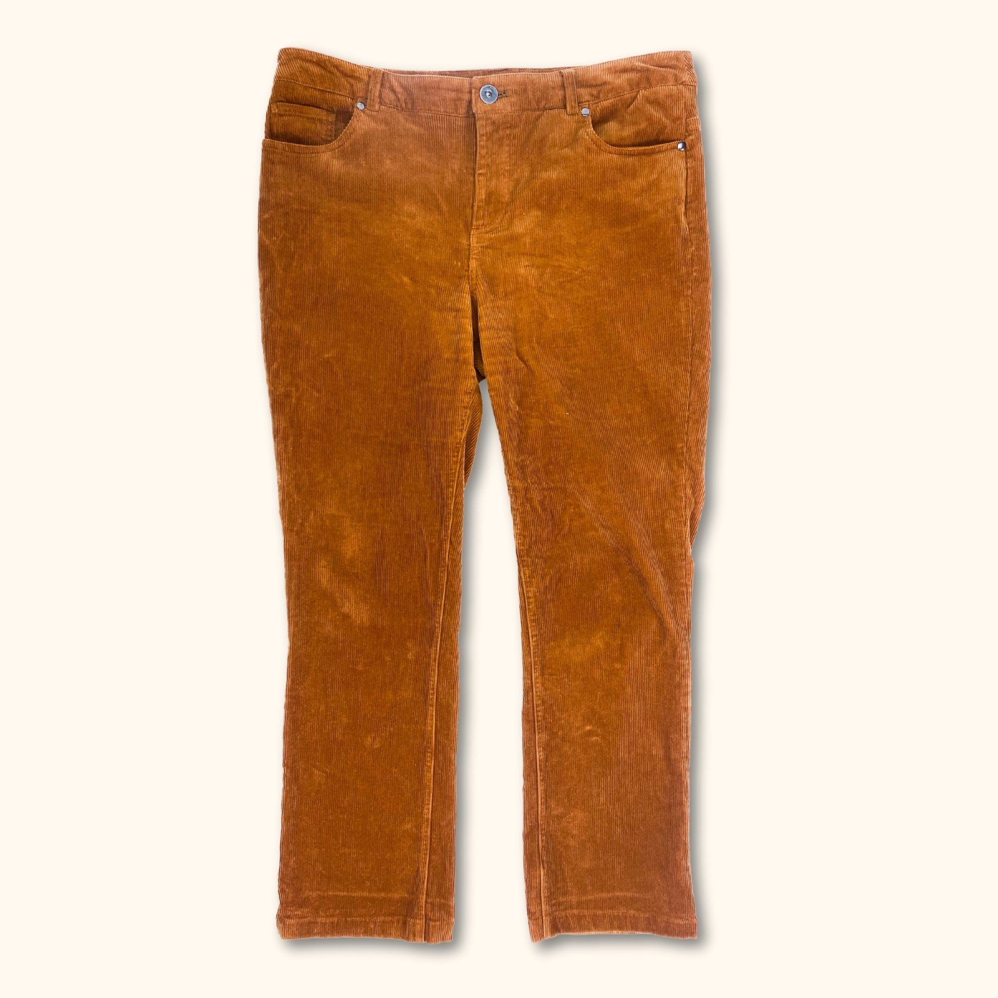 Joe Browns Tan Bootcut Corduroy Trousers - Size 14 -  - Jeans & Trousers