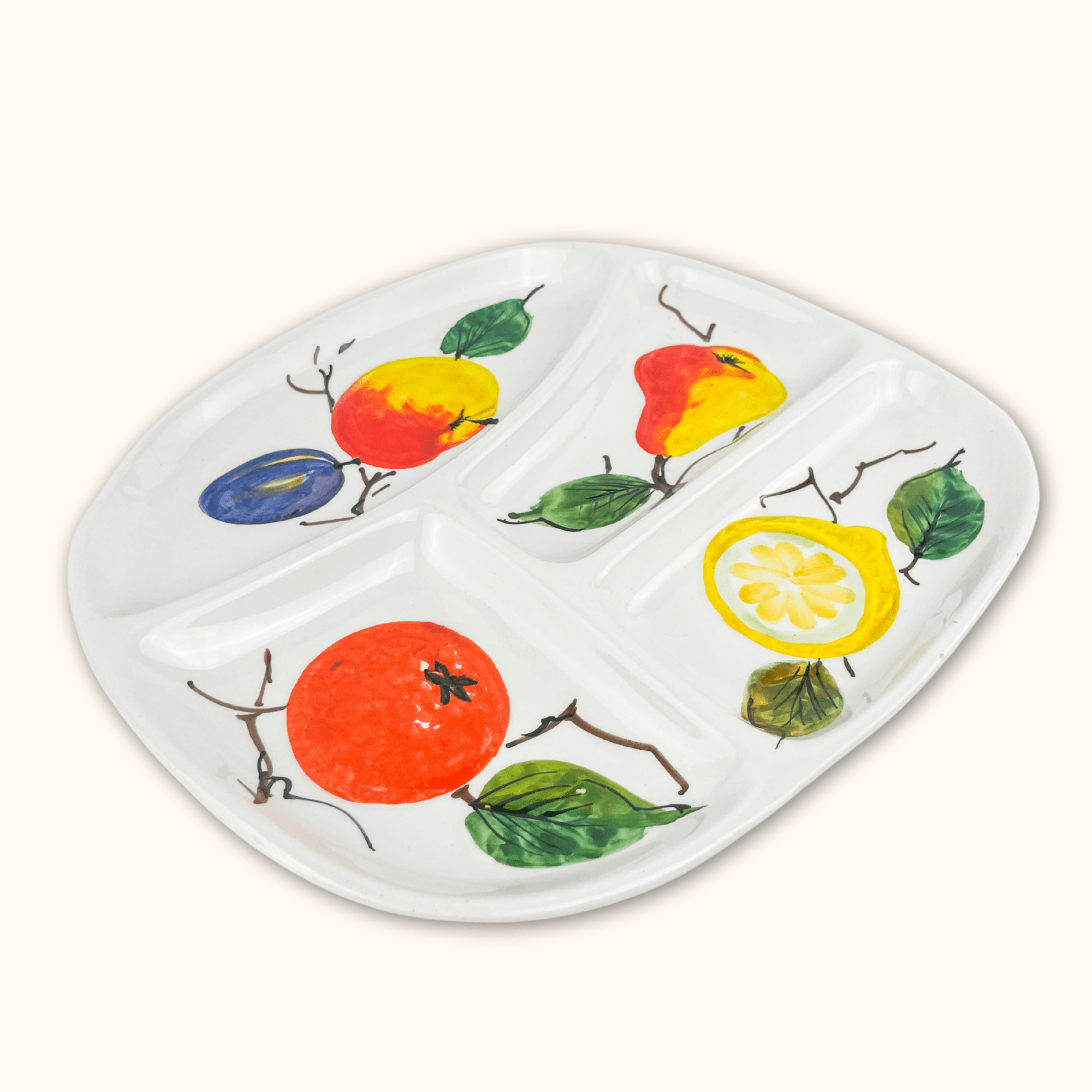 Italian Section Fruit Platter Sunshine Thrift
