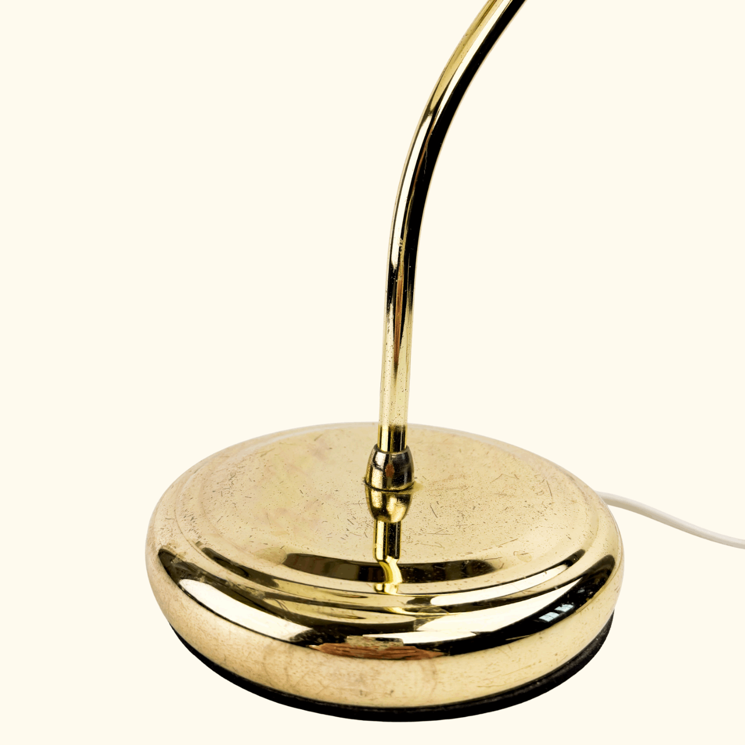 Vintage IKEA Brass Tone Korby Table Lamp IKEA