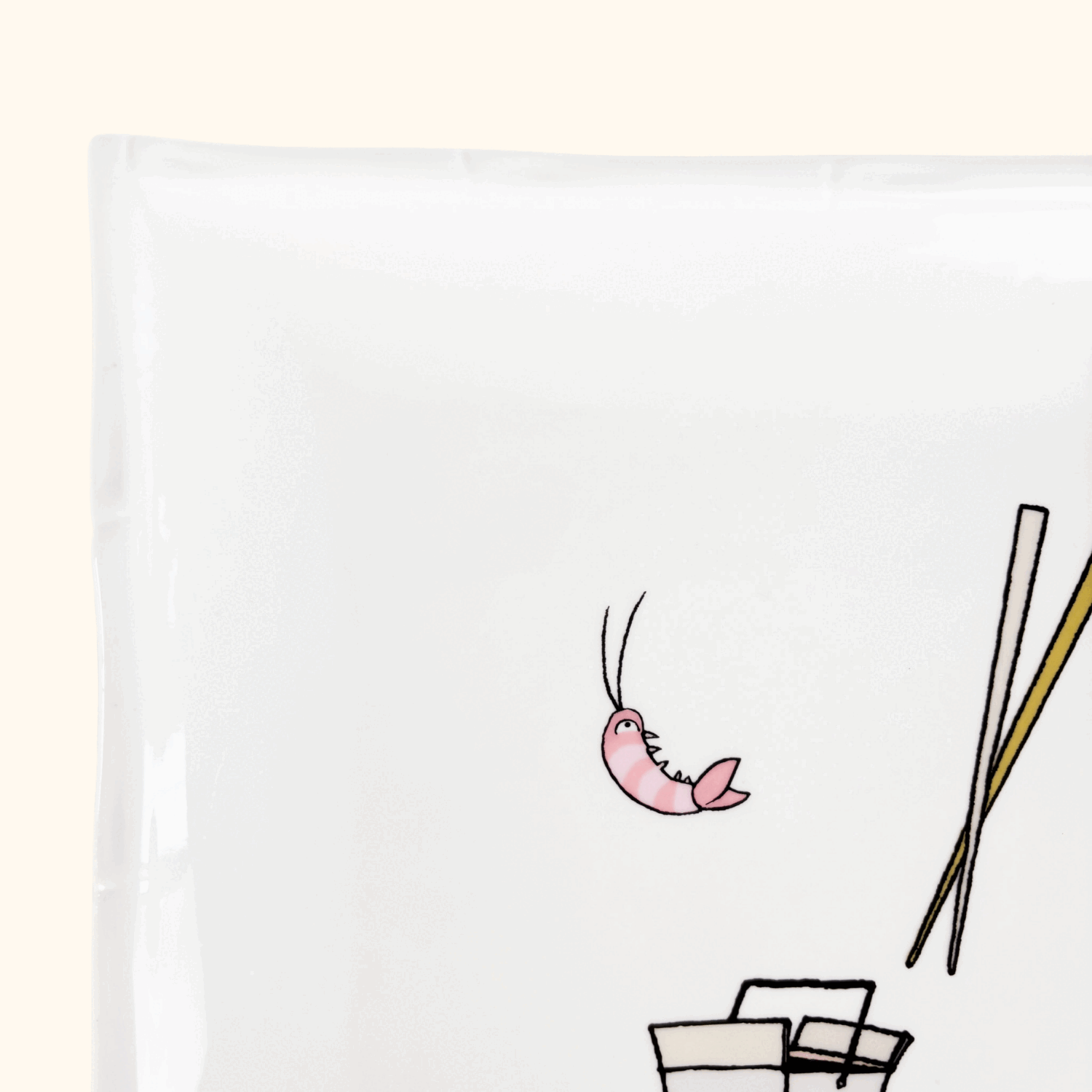 Jessica Glickman Take Out Signature Home Bamboo Square Plate Jessica Glickman