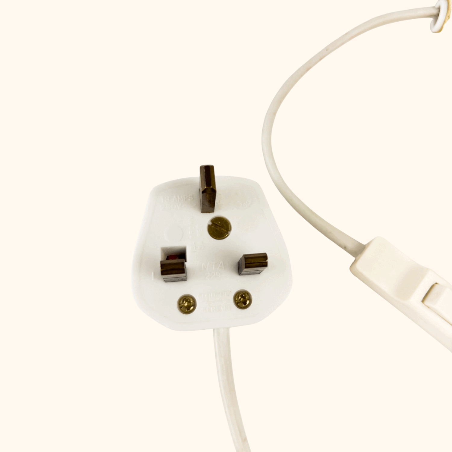 Vintage IKEA Brass Tone Korby Table Lamp IKEA