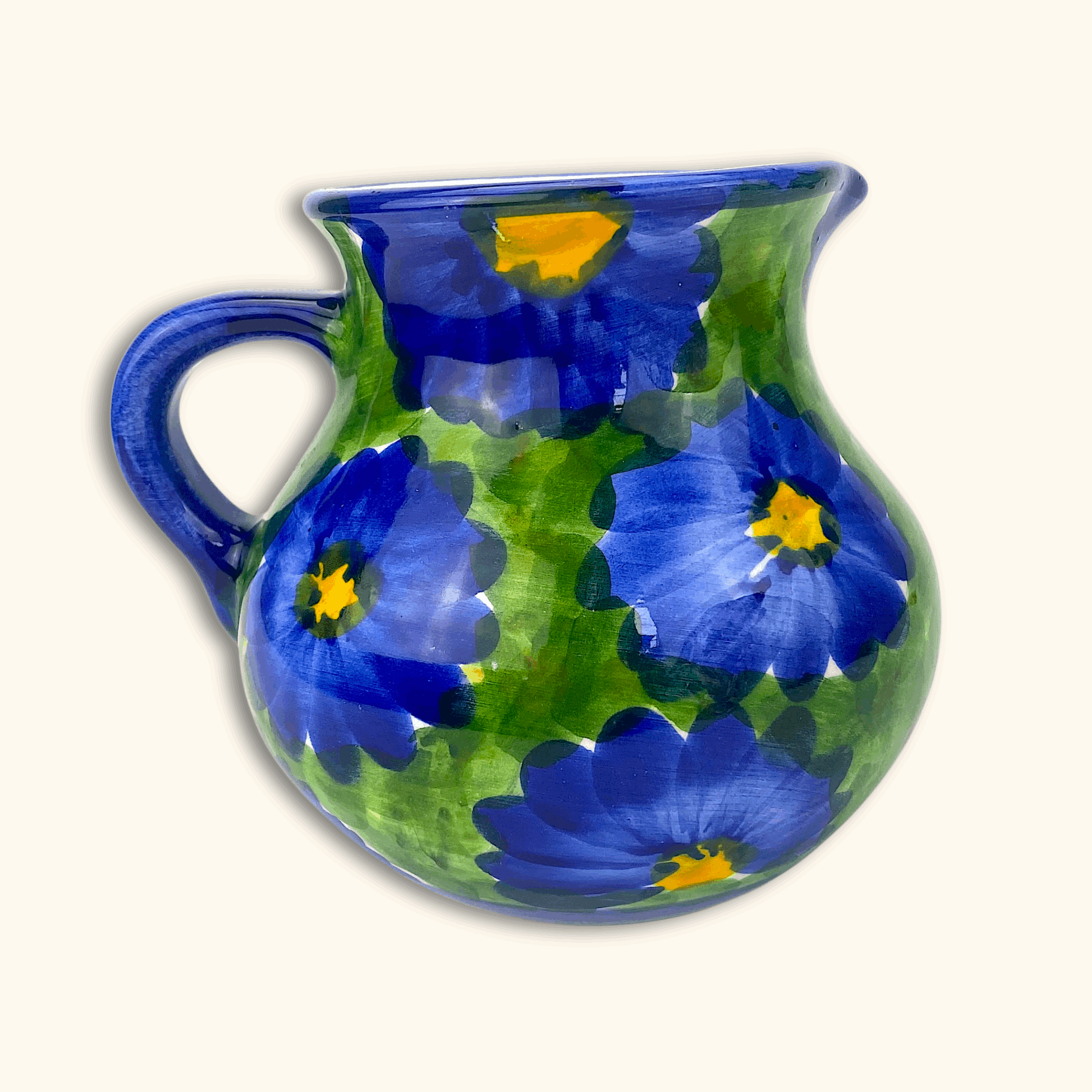 Blue Daisy Flower Large Jug -  - Jugs
