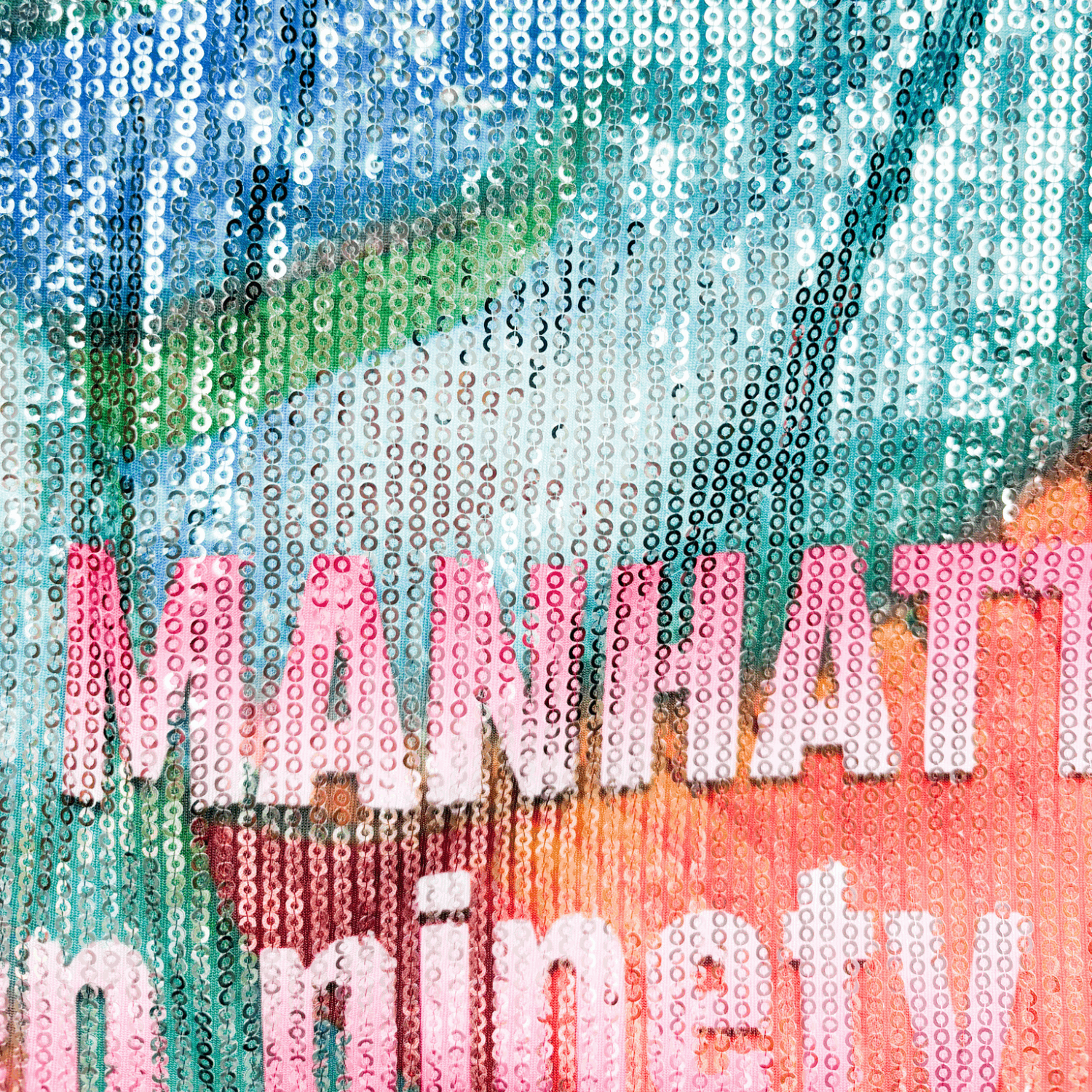 Urban Outfitters Multi-Coloured Graphic Sequin Skirt - Size Large