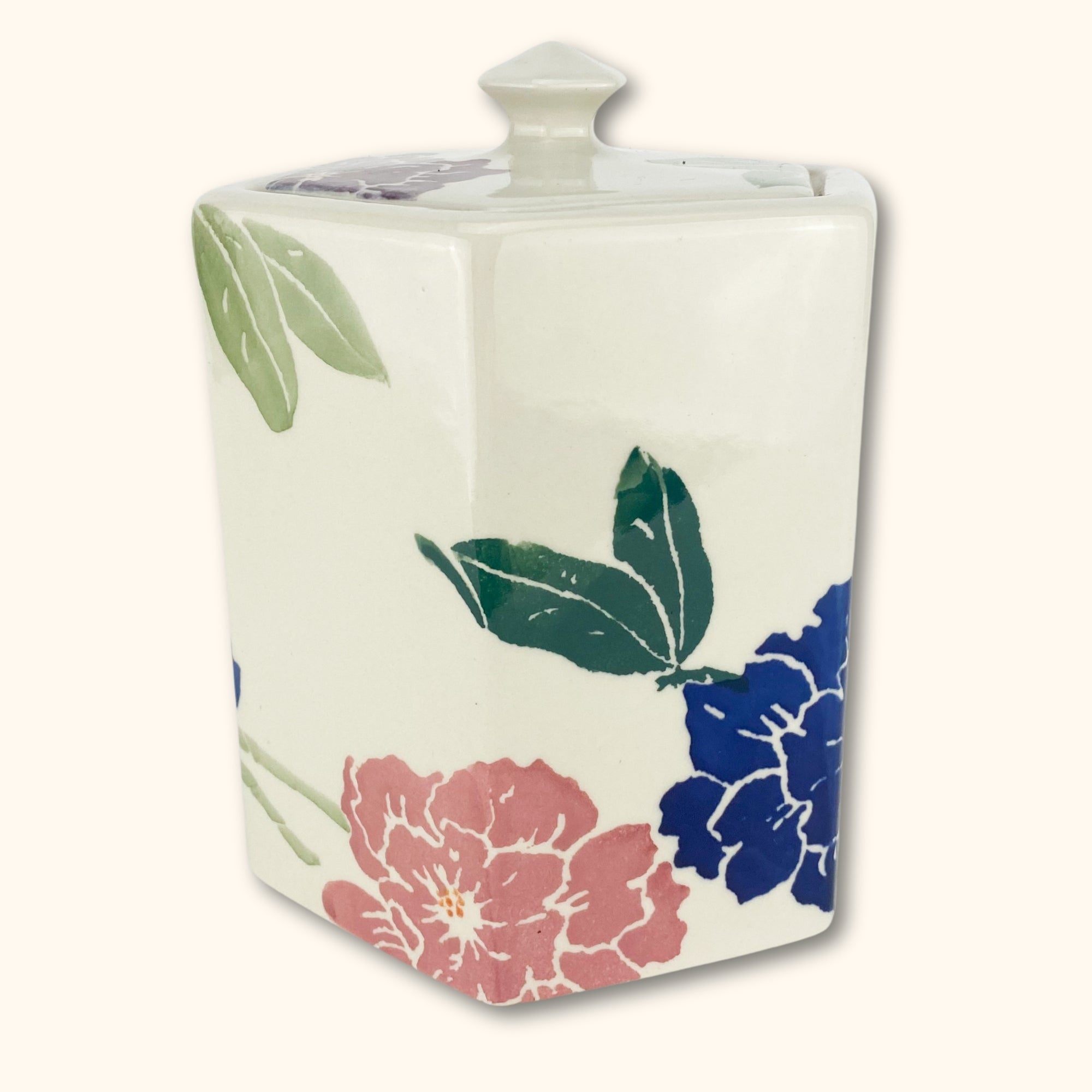 Royal Winton Floral Tea Jar - - Kitchenware