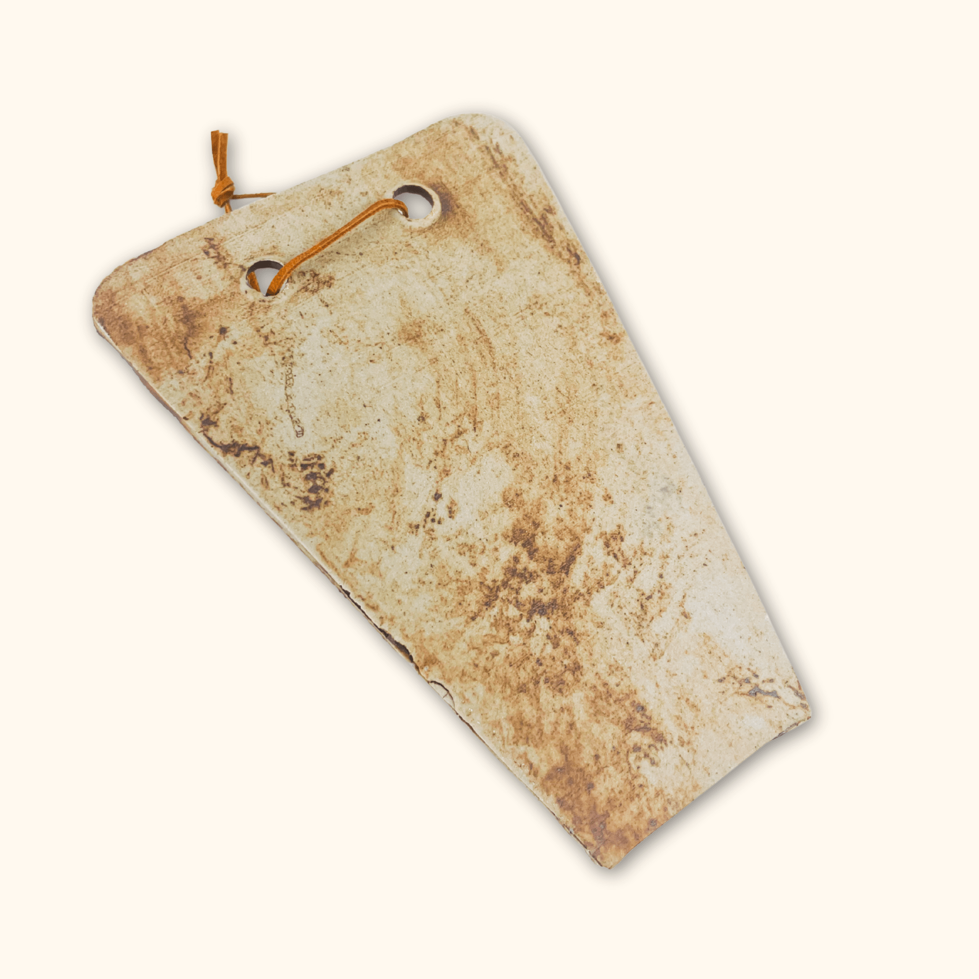 Rustic Ceramic Wall Pocket for Scissors Sunshine Thrift