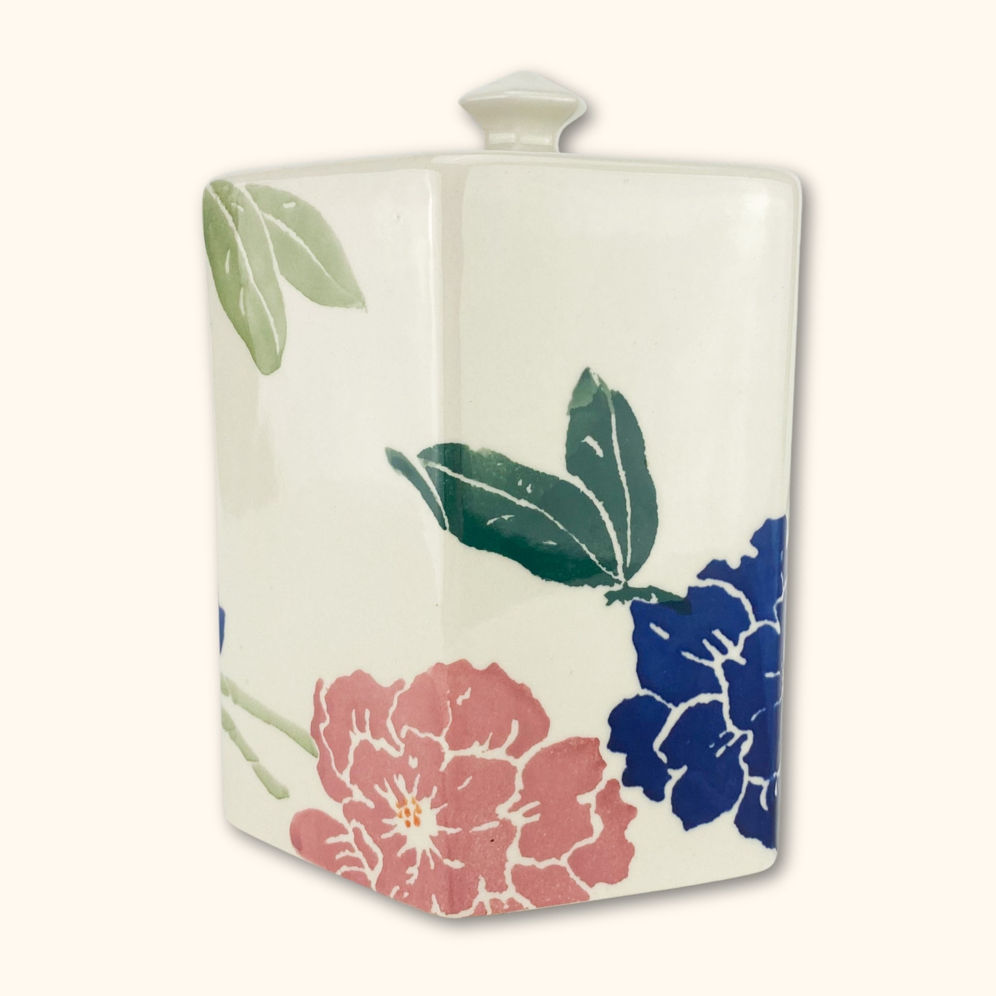 Royal Winton Floral Tea Jar - - Kitchenware