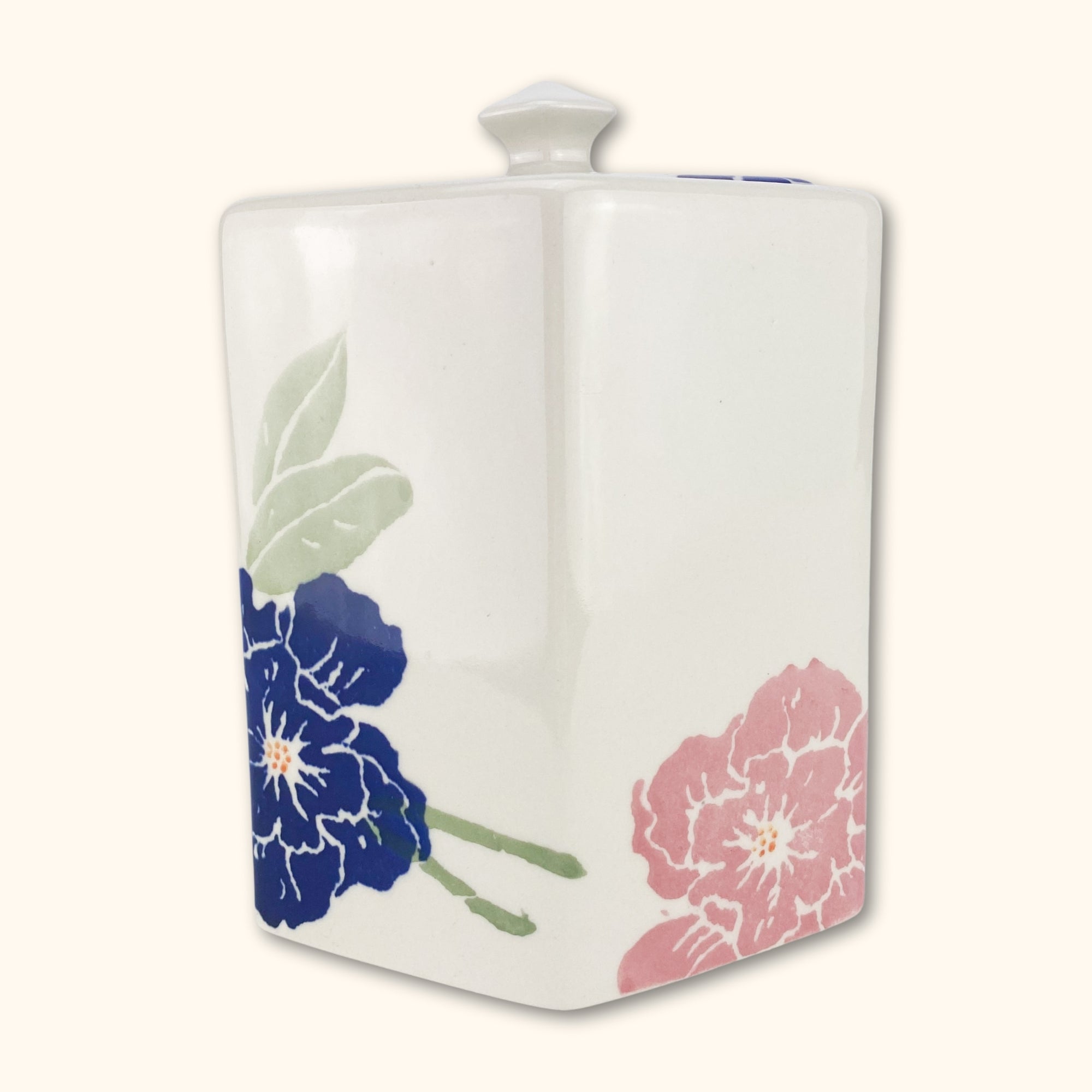 Royal Winton Floral Tea Jar - - Kitchenware