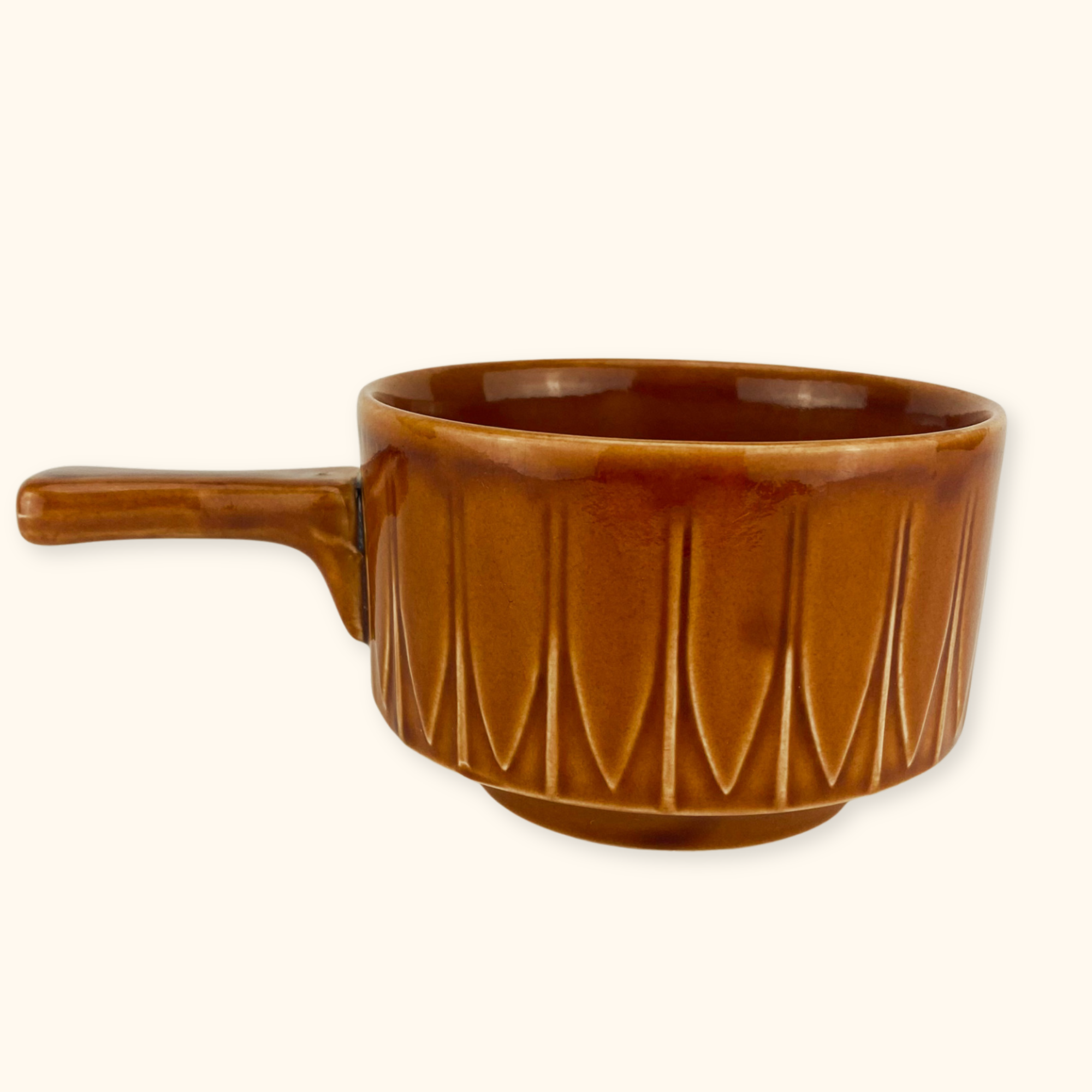 Tams Vintage Soup Bowl with Handle Tams Pottery