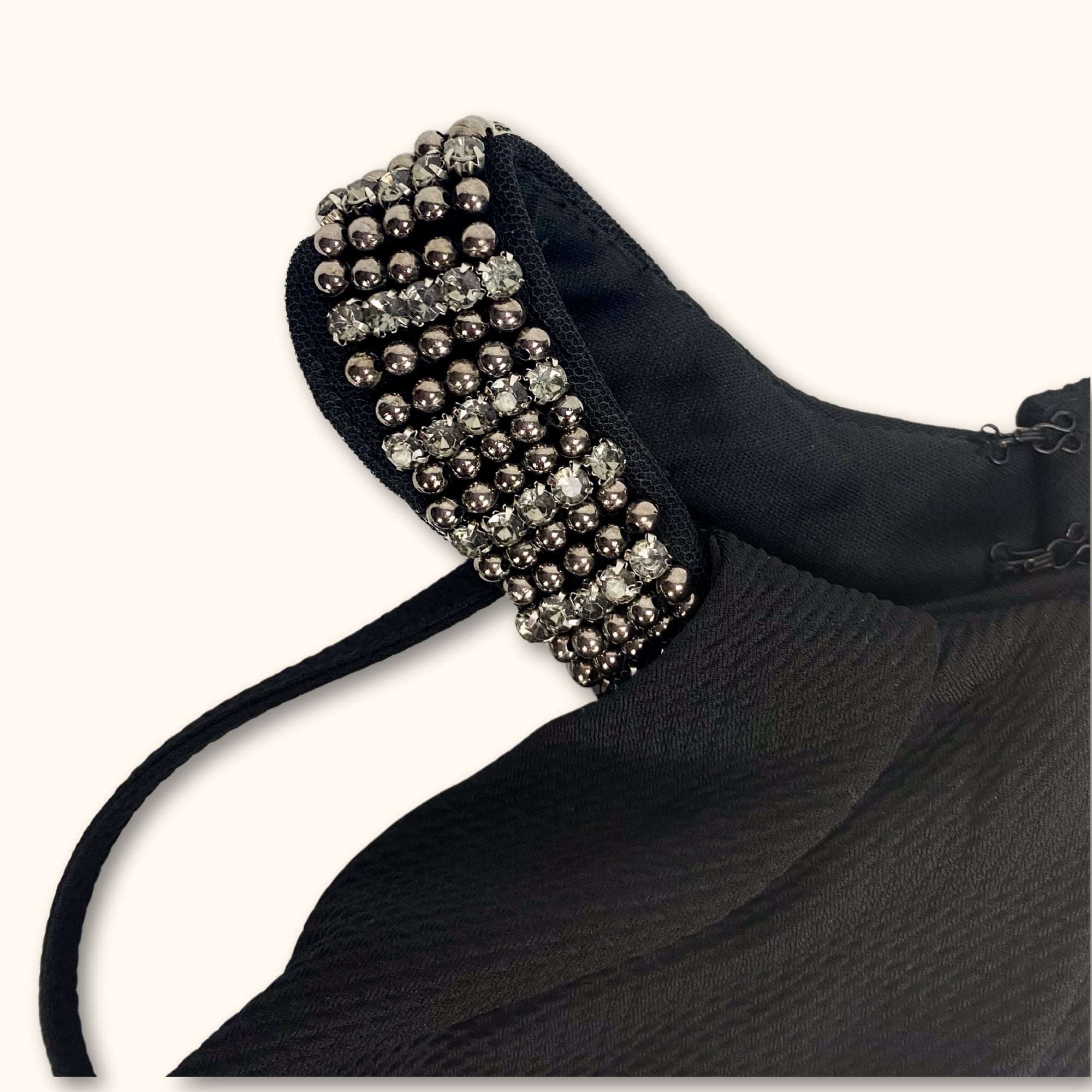 River Island Black Halter Neck Midi Dress - Size 14 -  - Dresses