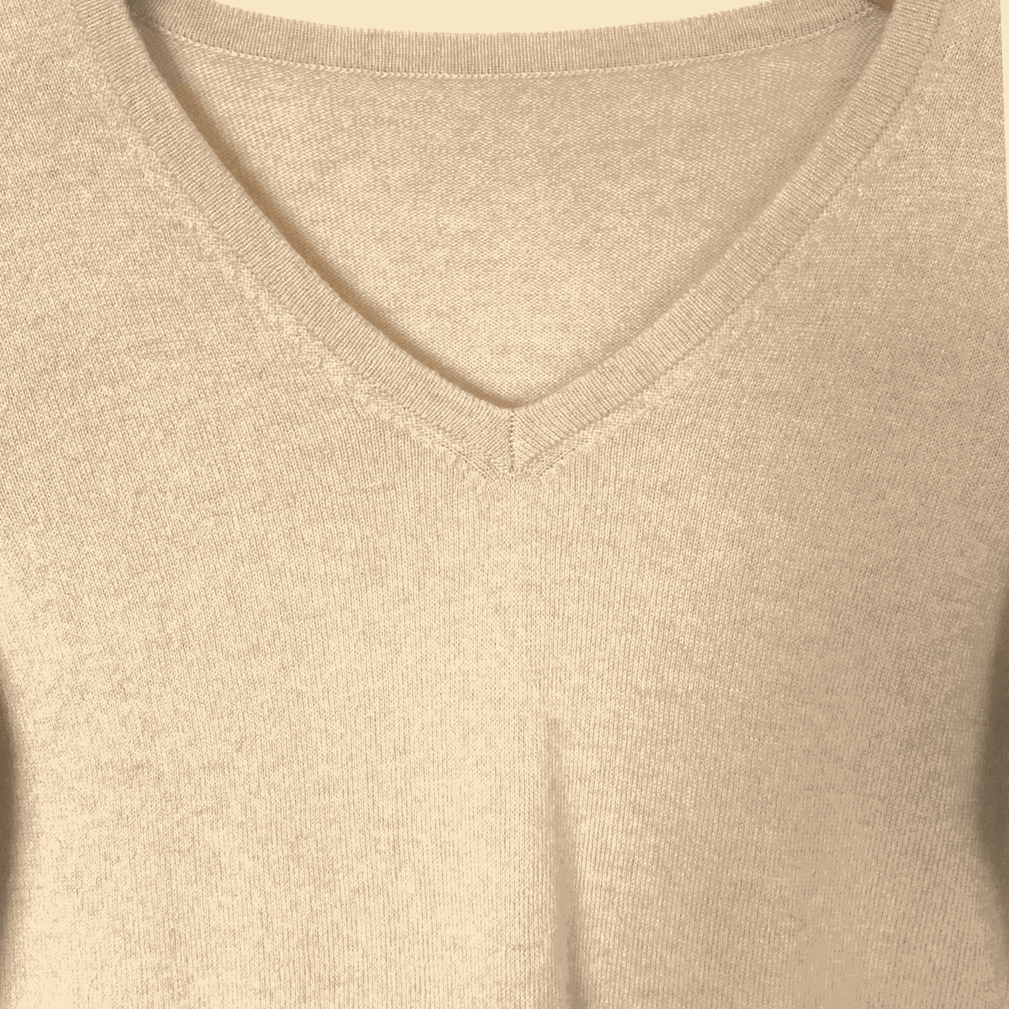 Cashmere Midi Dress Cream - Size Medium - - Dresses
