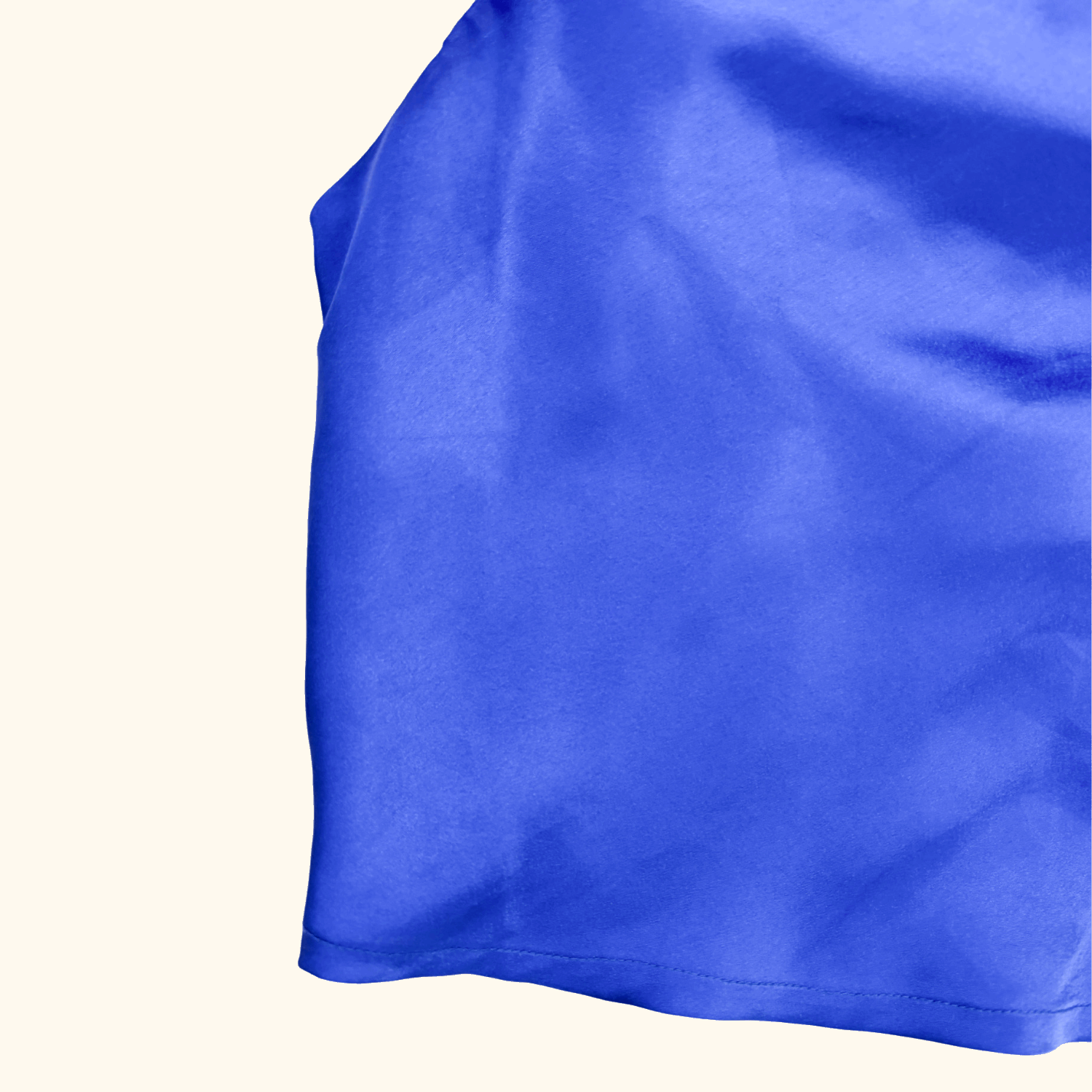 Omnes Royal Blue Satin Cami Top - Size 8