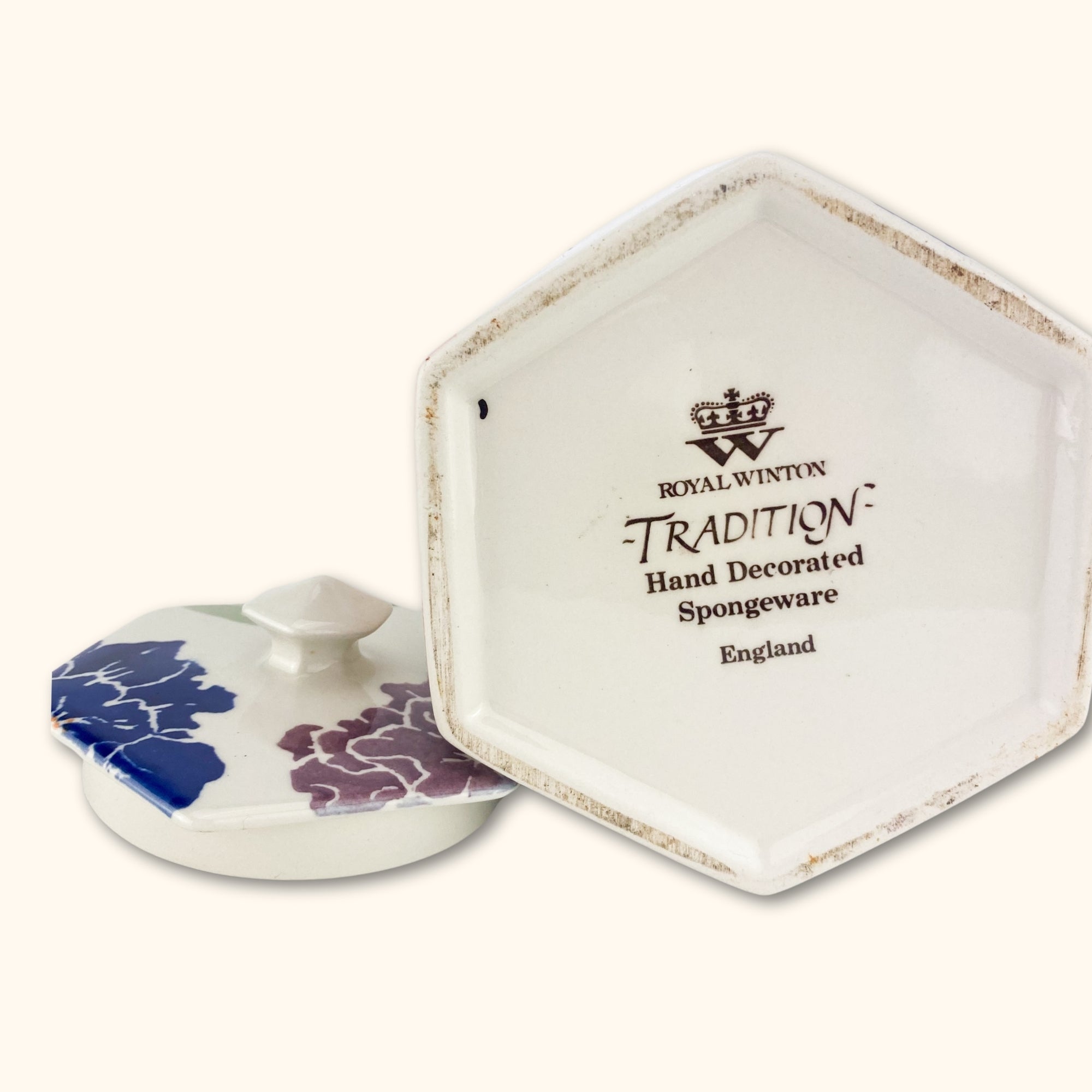 Royal Winton Floral Tea Jar - - Kitchenware