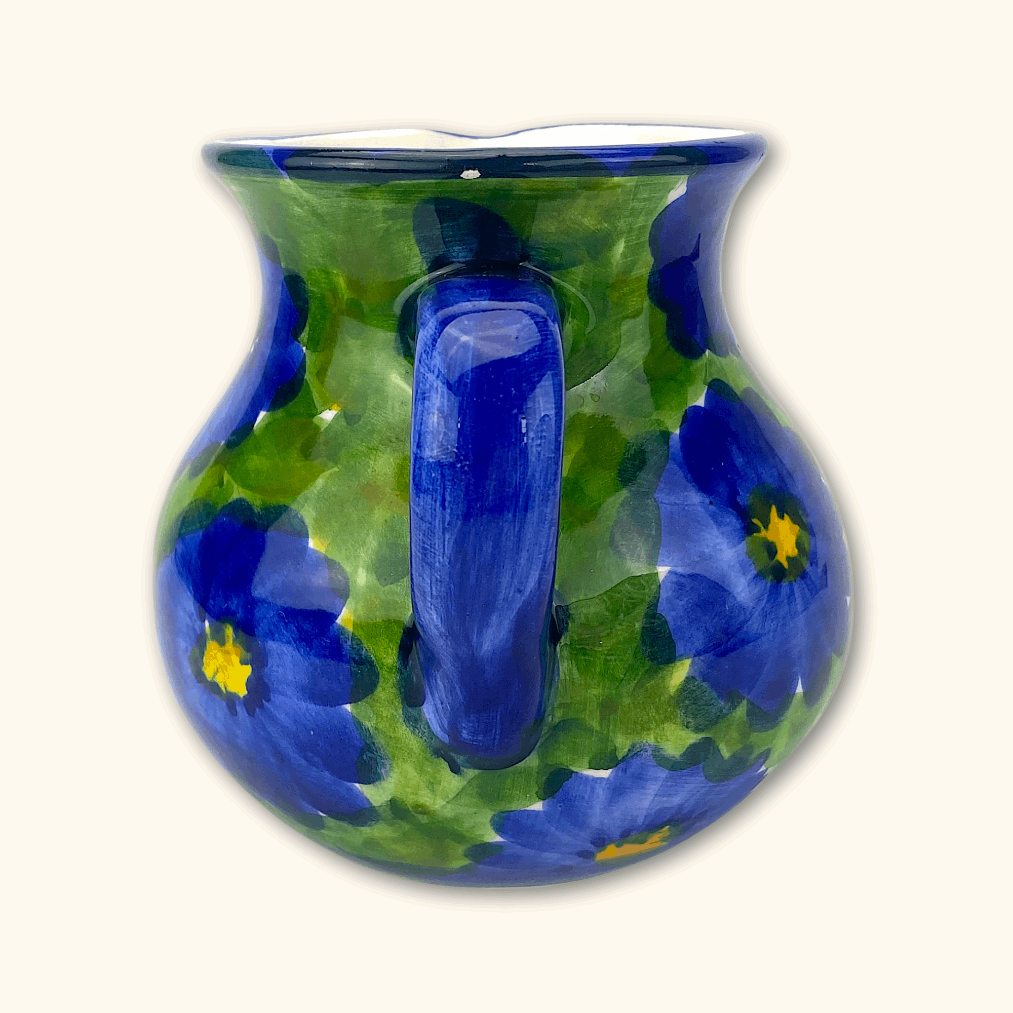 Blue Daisy Flower Large Jug -  - Jugs