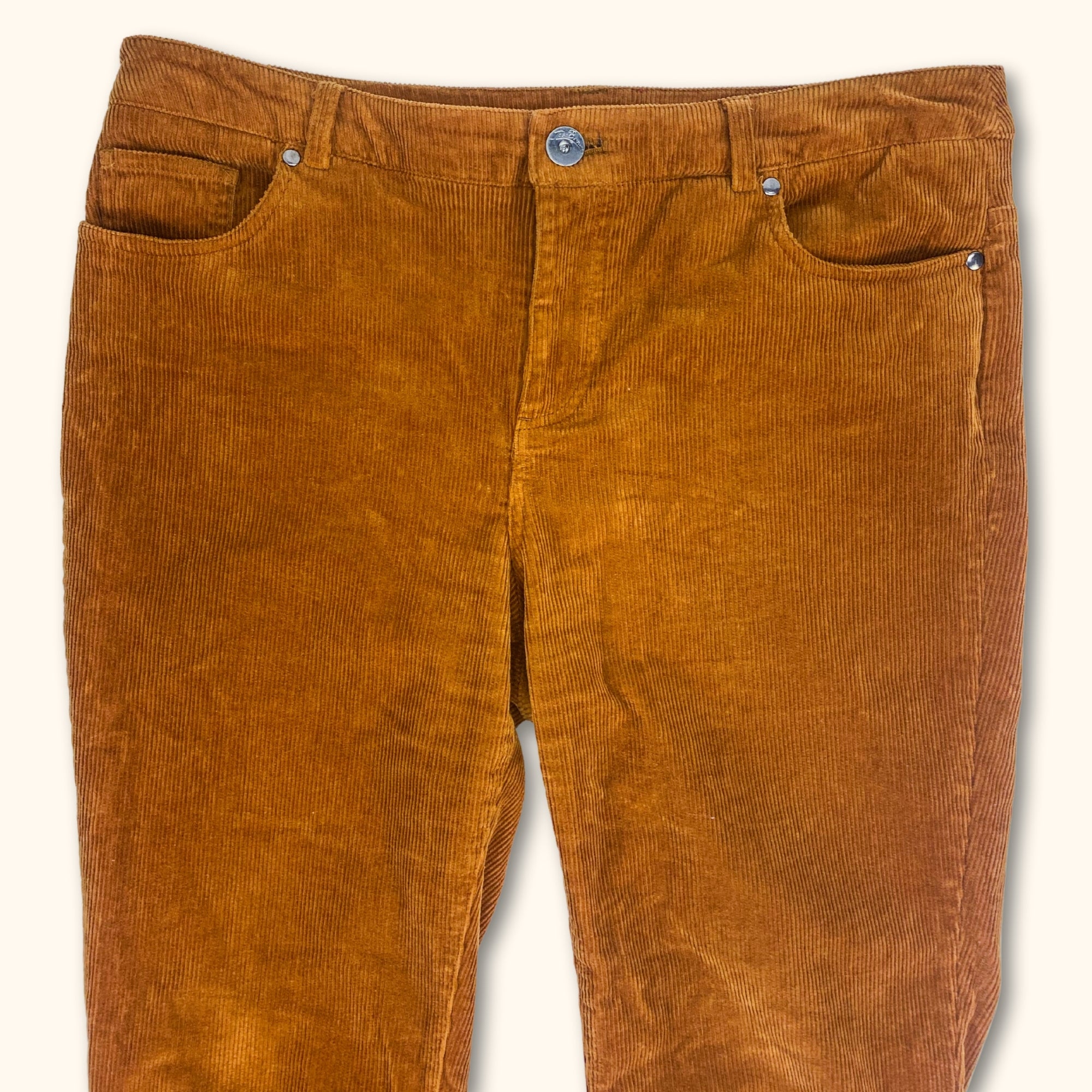 Joe Browns Tan Bootcut Corduroy Trousers - Size 14 -  - Jeans & Trousers