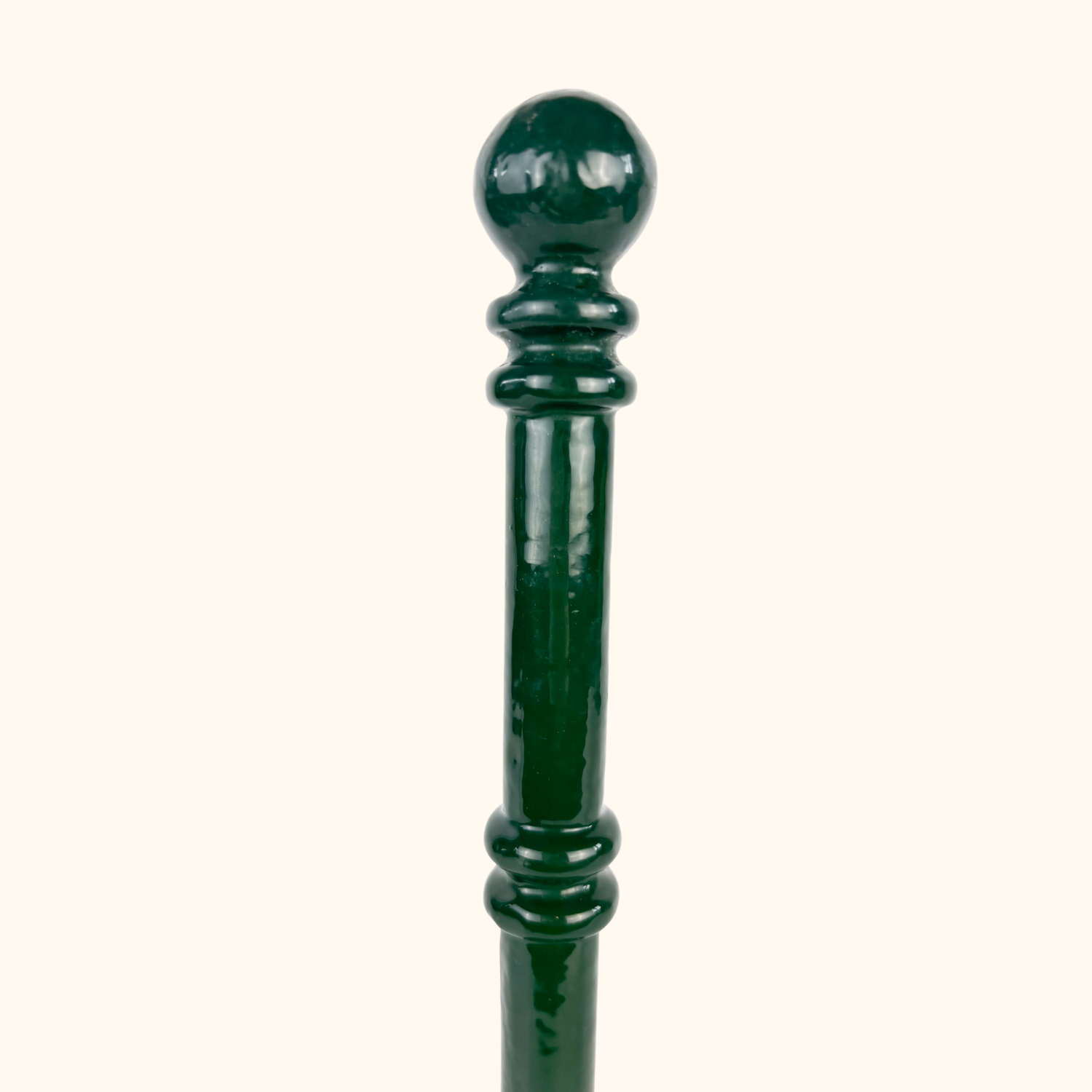 Dark Green Cast Iron Kitchen Roll Holder - - Kitchenware