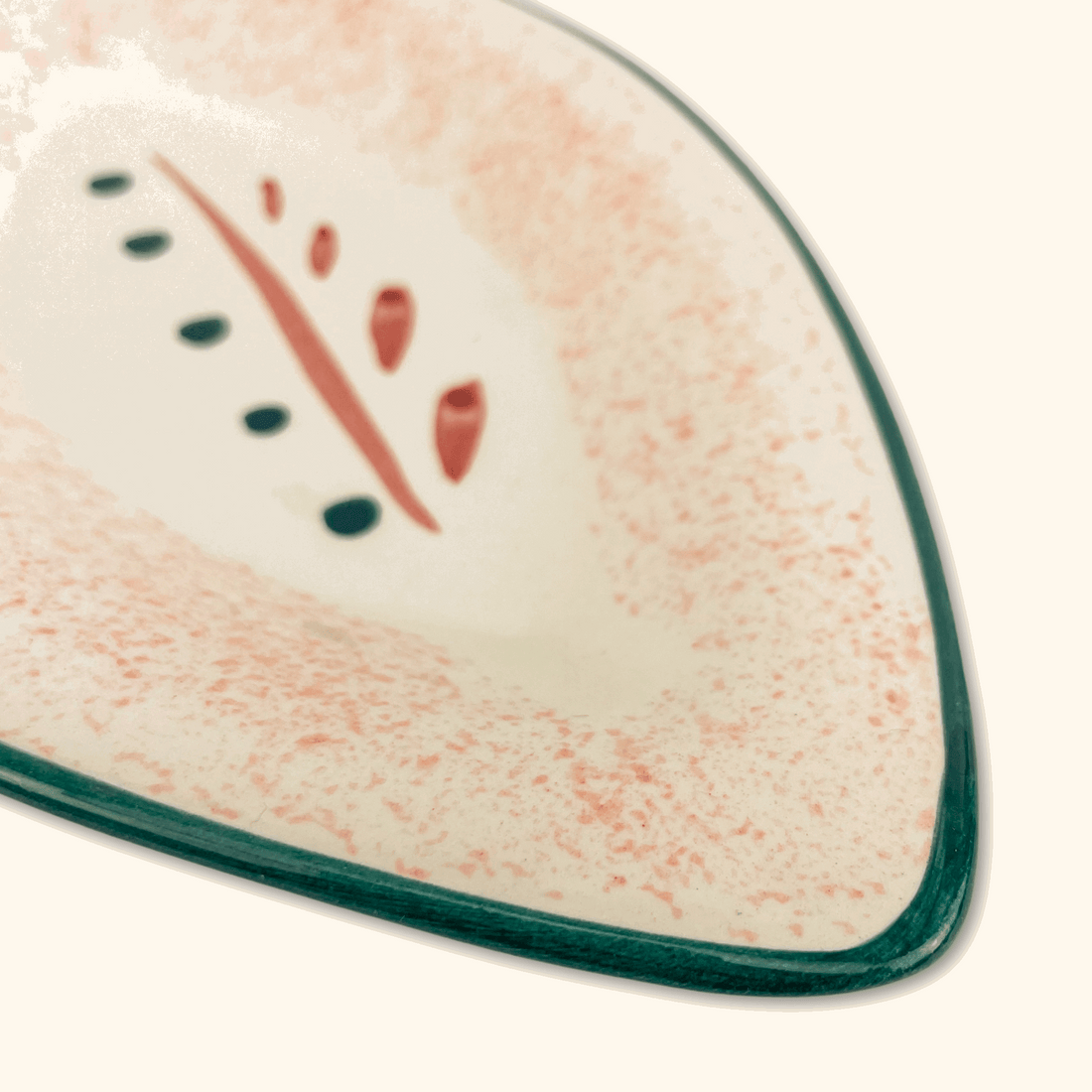 Leaf Shaped Ceramic Soap Dish -  - Soap dish