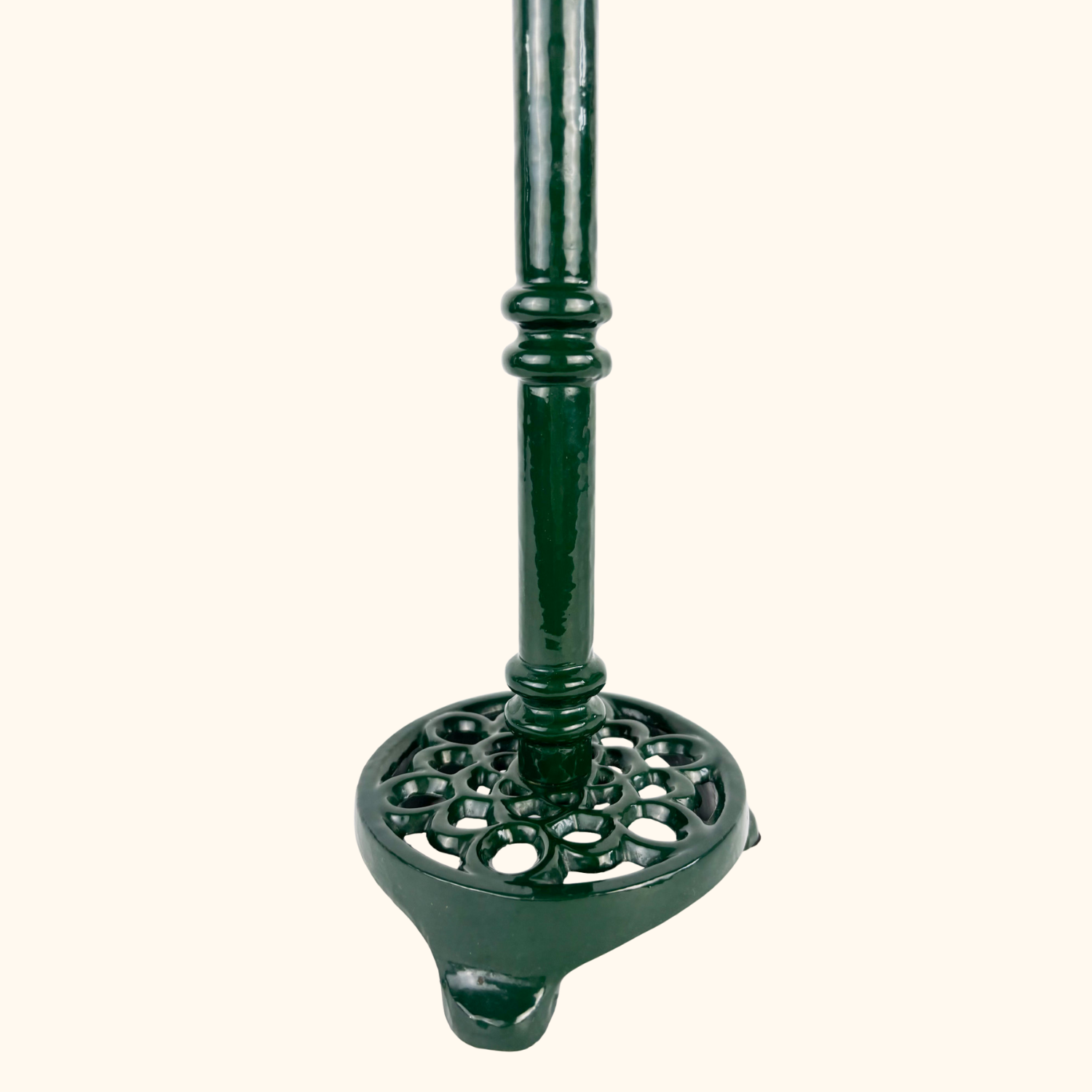 Dark Green Cast Iron Kitchen Roll Holder - - Kitchenware