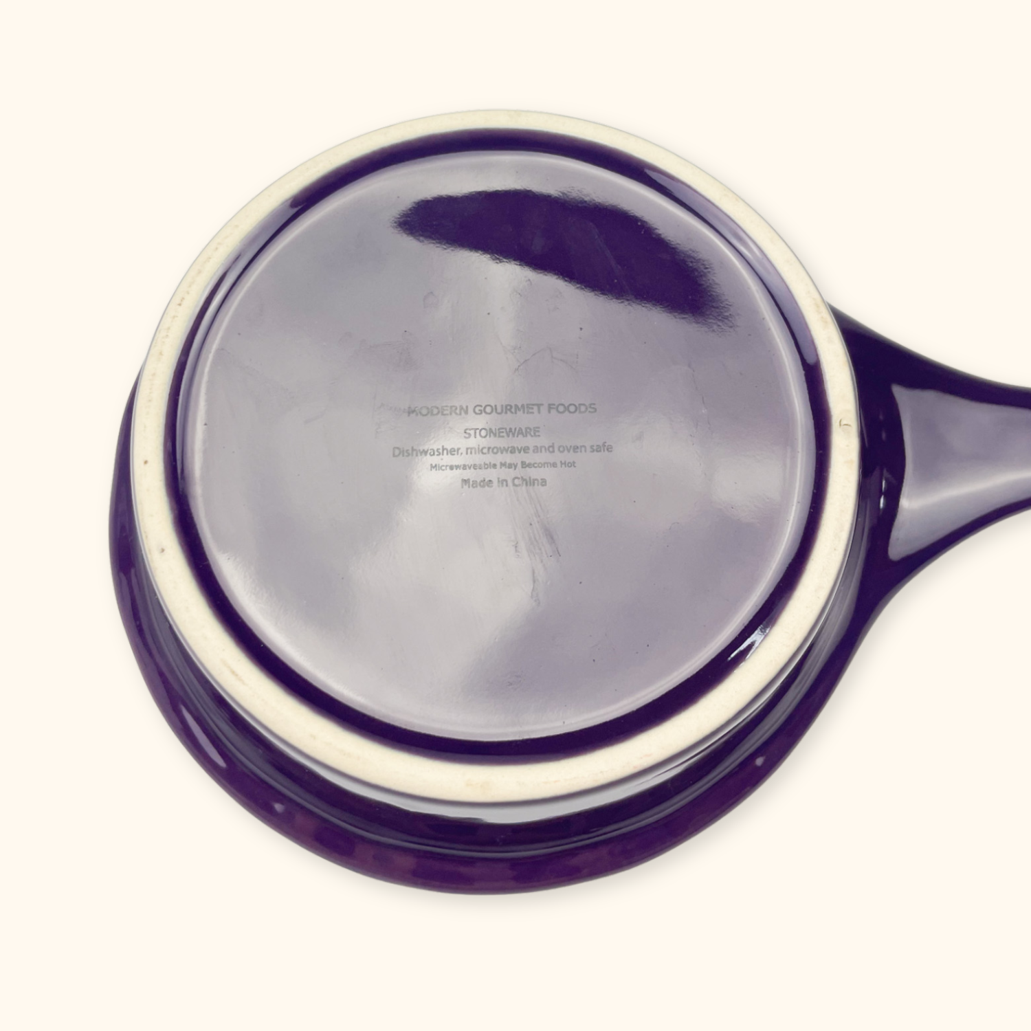 Modern Gourmet Foods Stoneware Purple Pie Dish Modern Gourmet