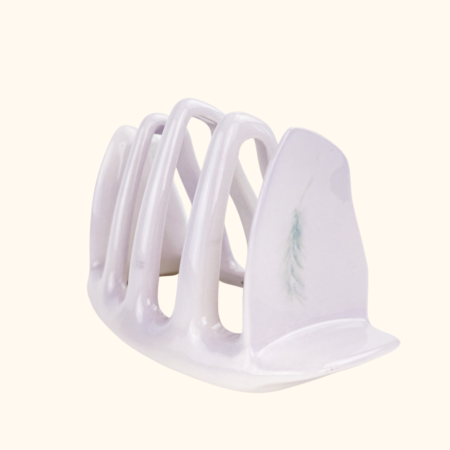 Carlton Ware Morning Glory Lilac Ceramic Toast Rack Carlton Ware