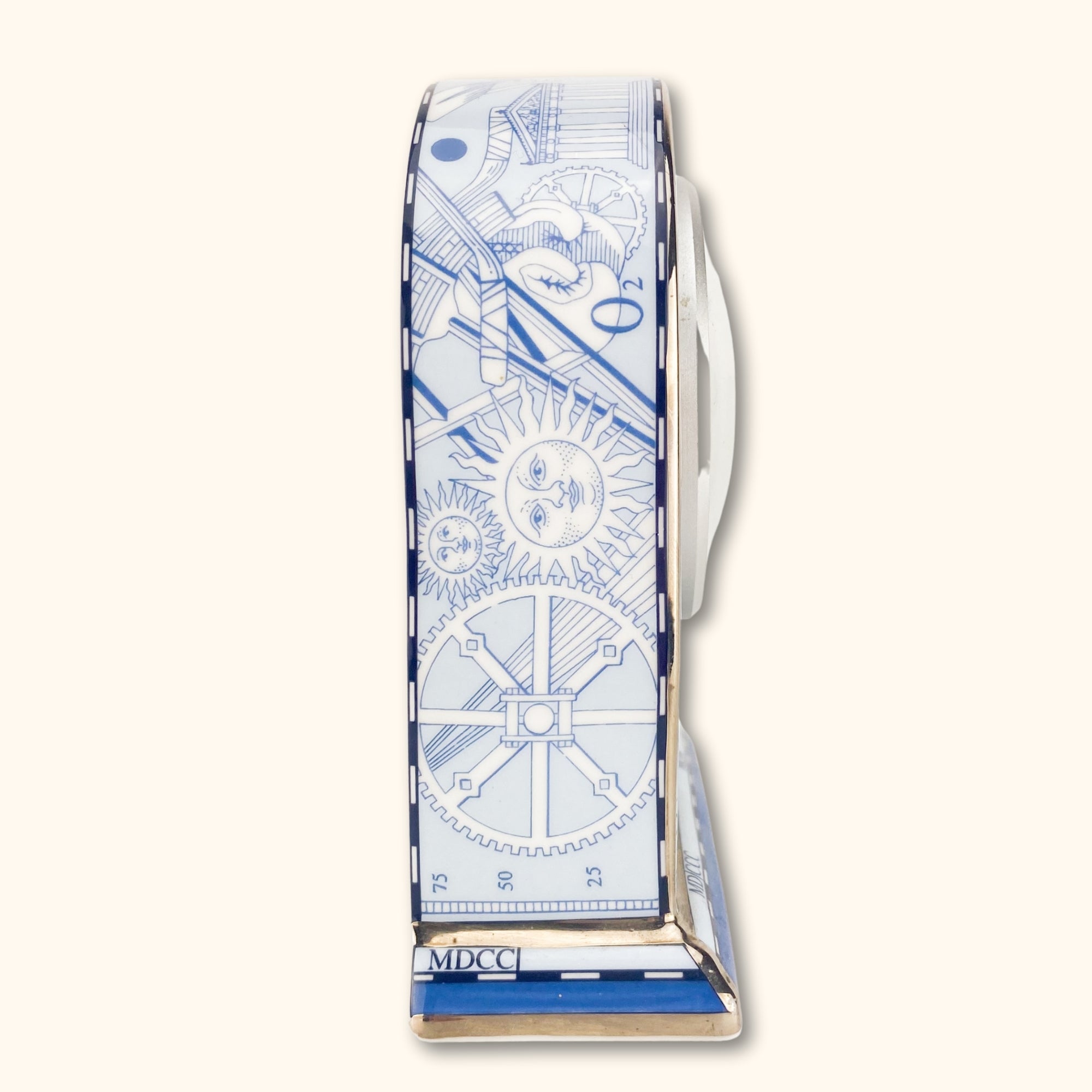 Wedgewood Millenium Bone China Mantel Clock -  - Clocks