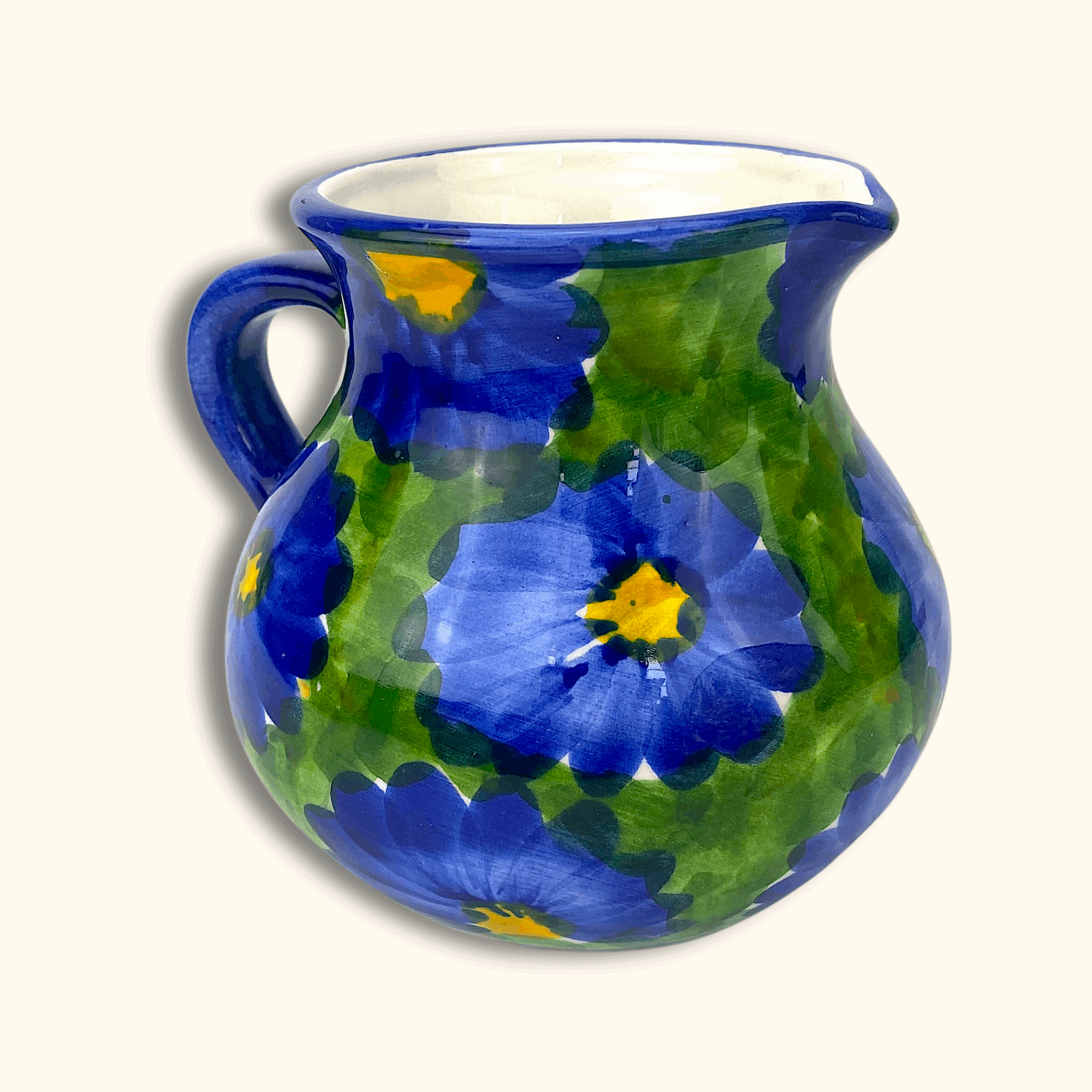 Blue Daisy Flower Large Jug -  - Jugs