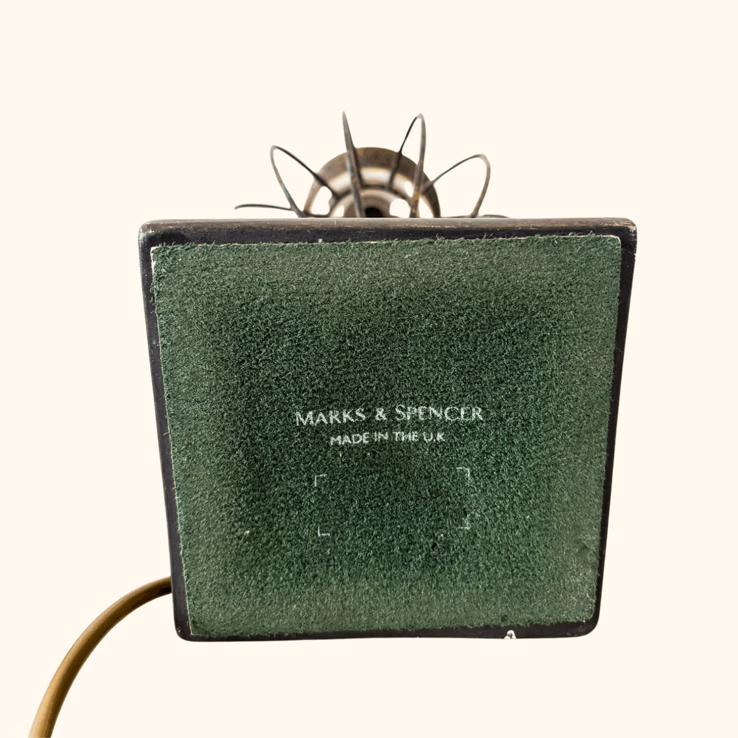 Vintage M&S Home Bird Cage Antique Style Bronze Table Lamp Marks and Spencer