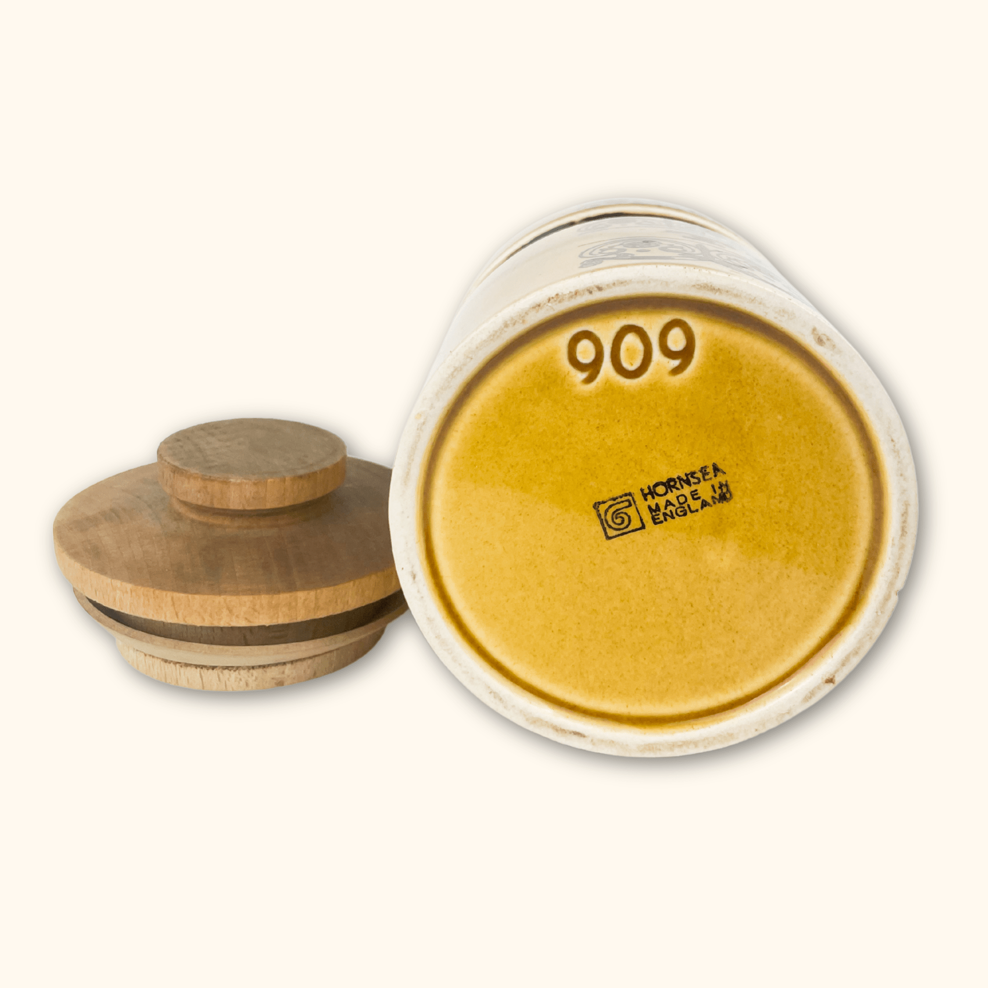 Hornsea C-Scroll Spice Jars Thyme Hornsea