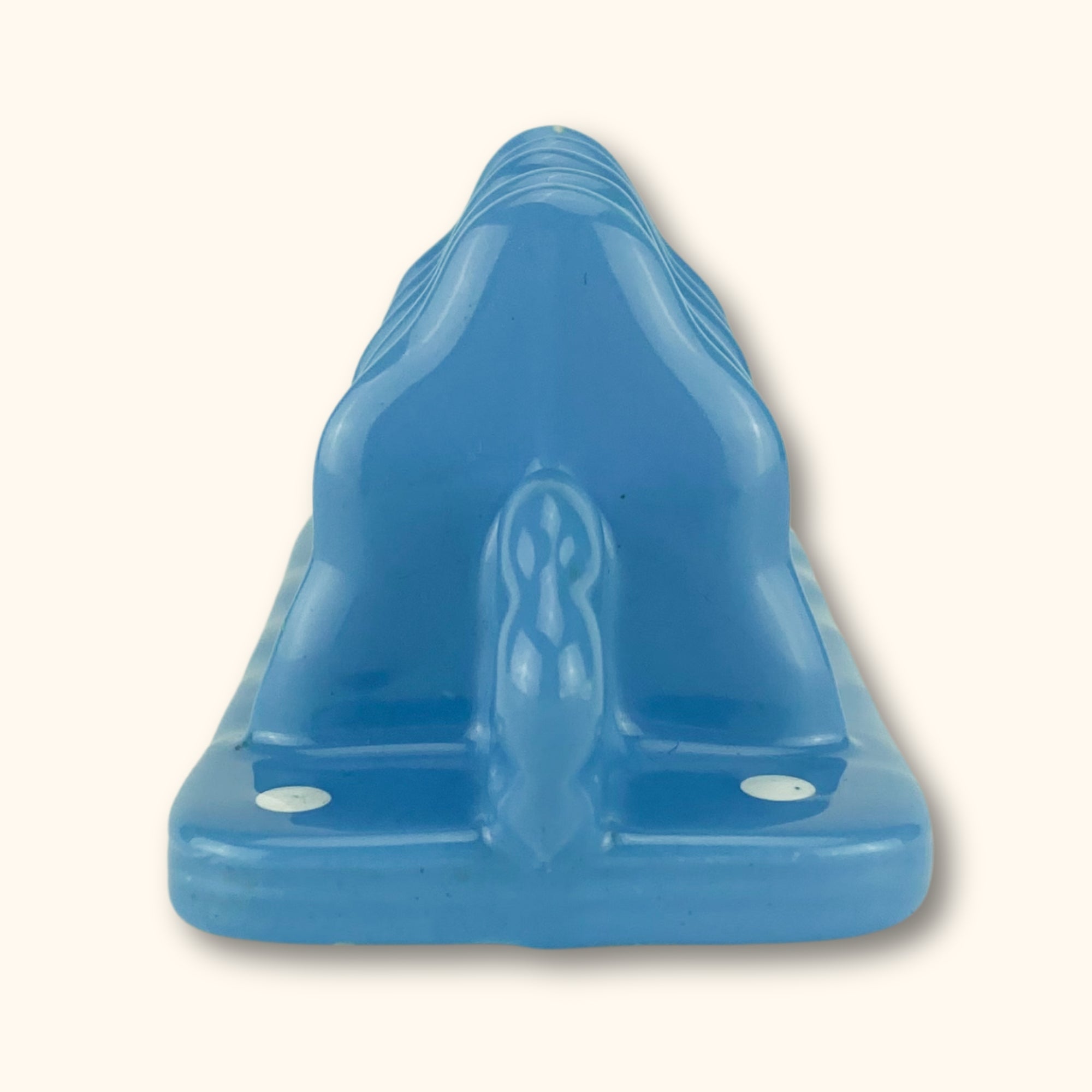 Vintage Blue Ceramic Toast Rack - - Kitchenware