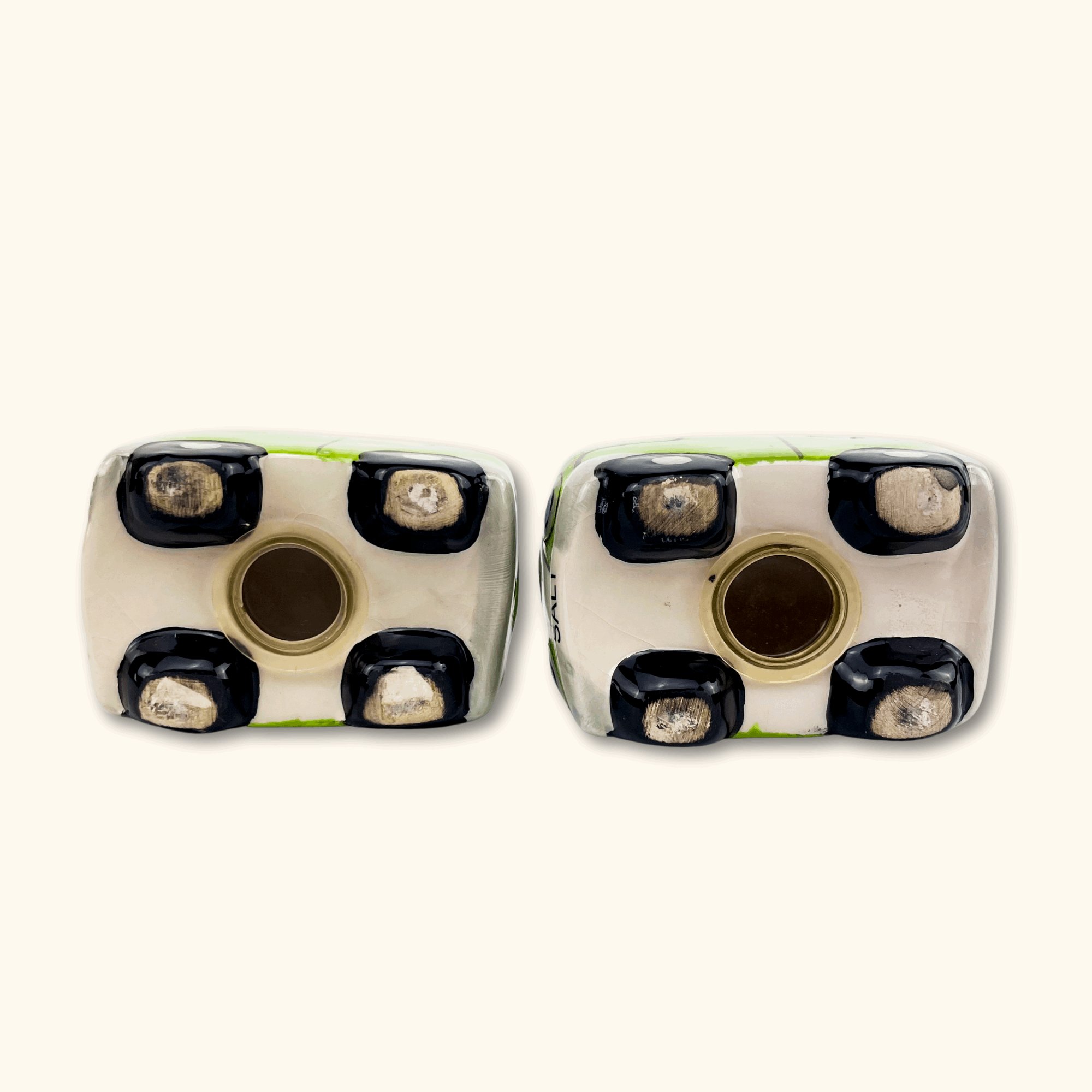Campervan Green Salt and Pepper Shakers -  - Kitchenware