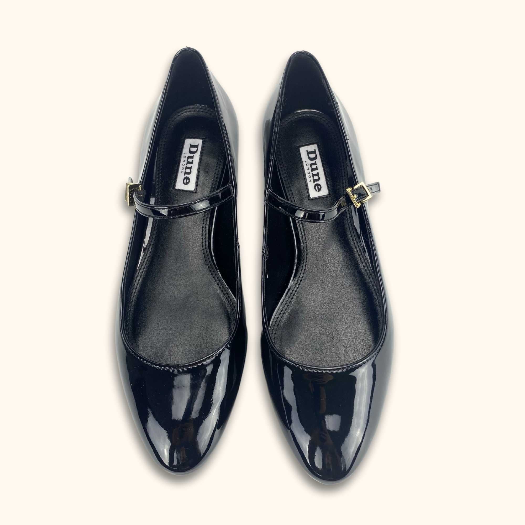 Dune London Flat Black Ballet Shoes - Size 3 - - Flats