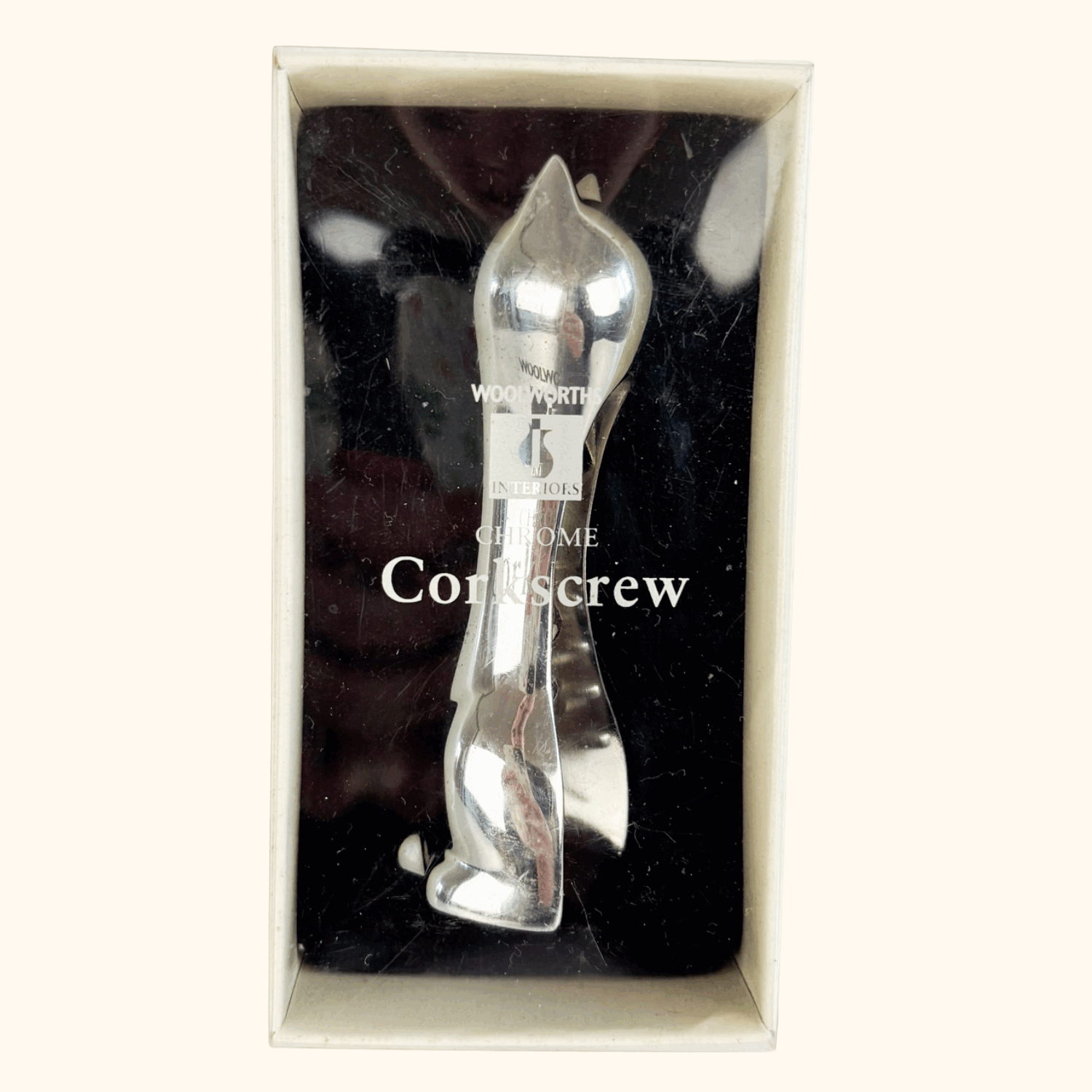 Woolworths Chrome Cat Corkscrew Woolworths