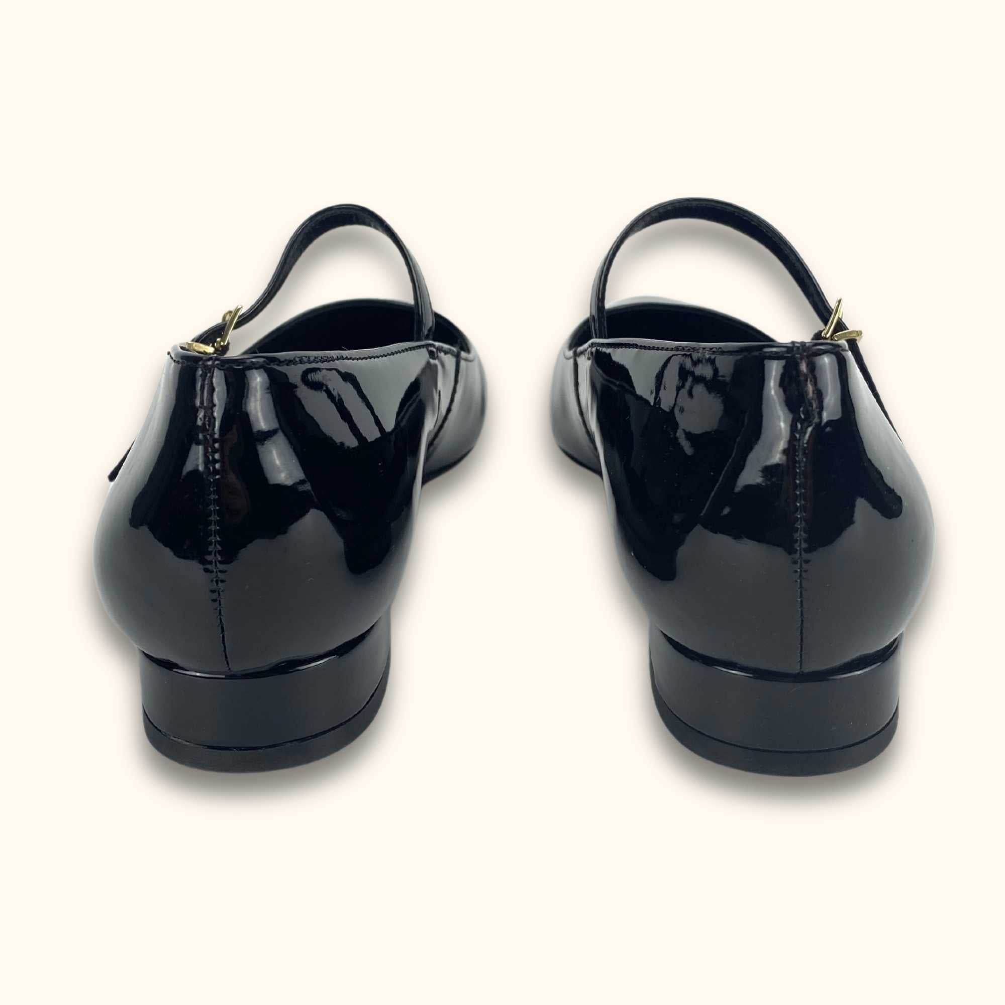 Dune London Flat Black Ballet Shoes - Size 3 - - Flats