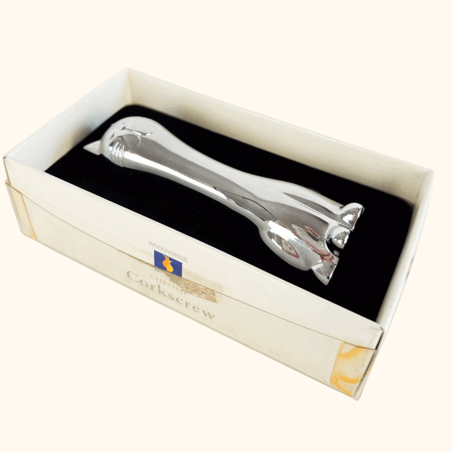 Woolworths Chrome Cat Corkscrew Woolworths