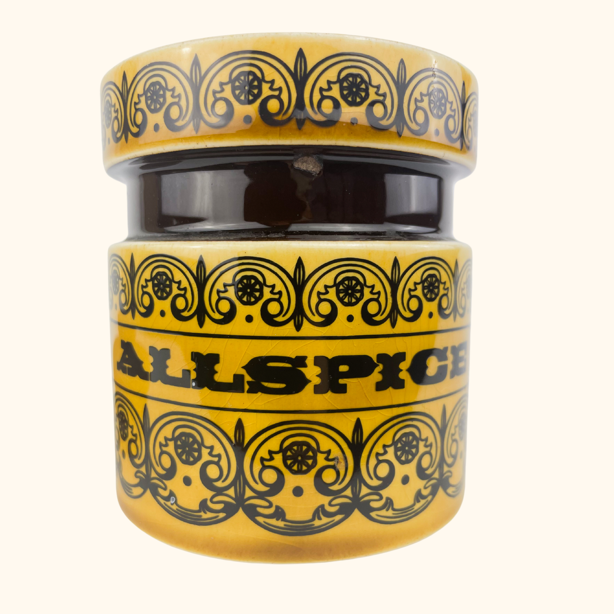 Hornsea C-Scroll Spice Jars All Spice Hornsea