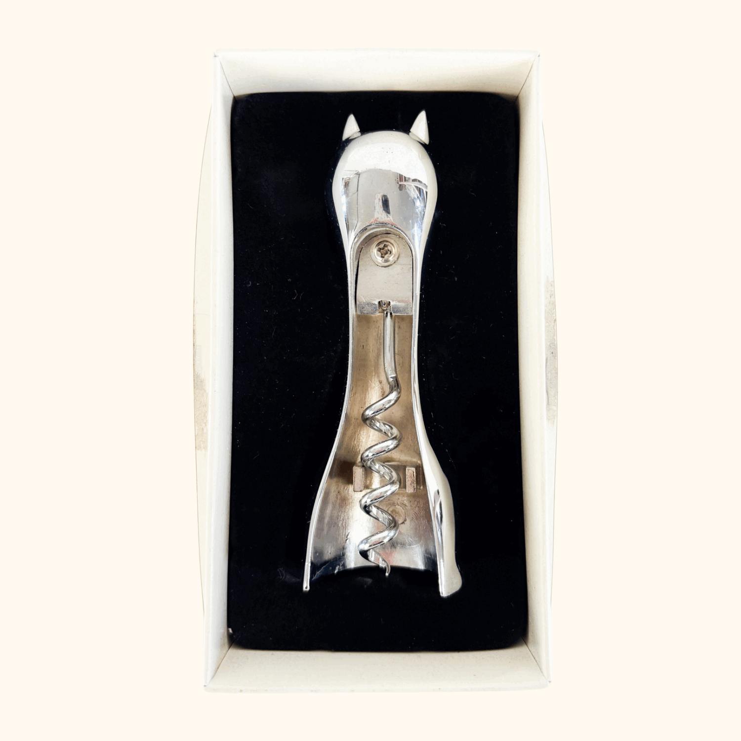 Woolworths Chrome Cat Corkscrew Woolworths