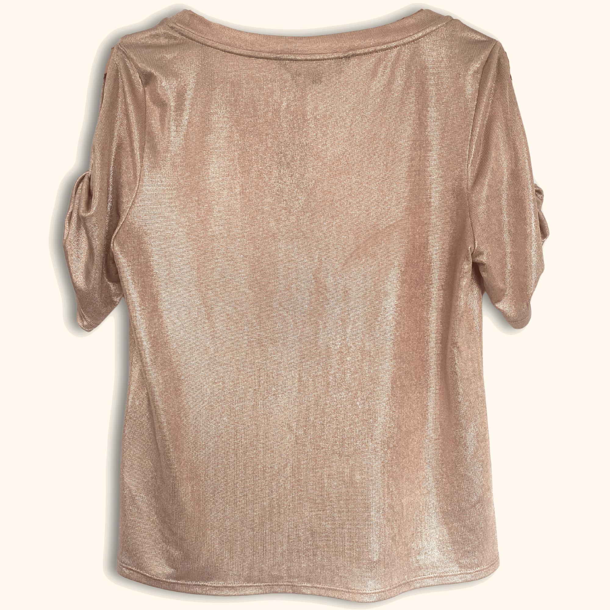 Principles Cold Shoulder Pink Sparkle Top - Size 14 - - Tops & Shirts