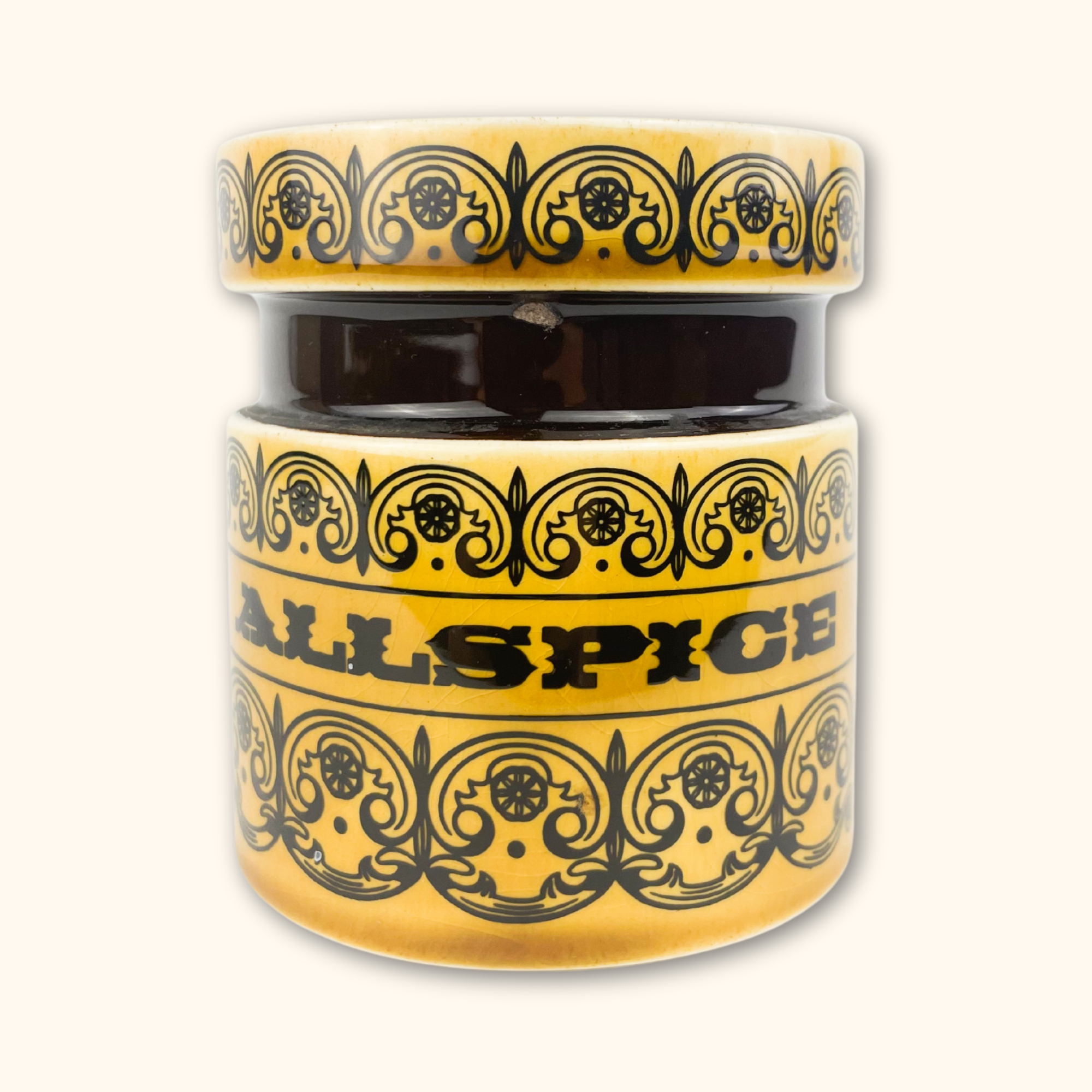 Hornsea C-Scroll Spice Jars All Spice Hornsea