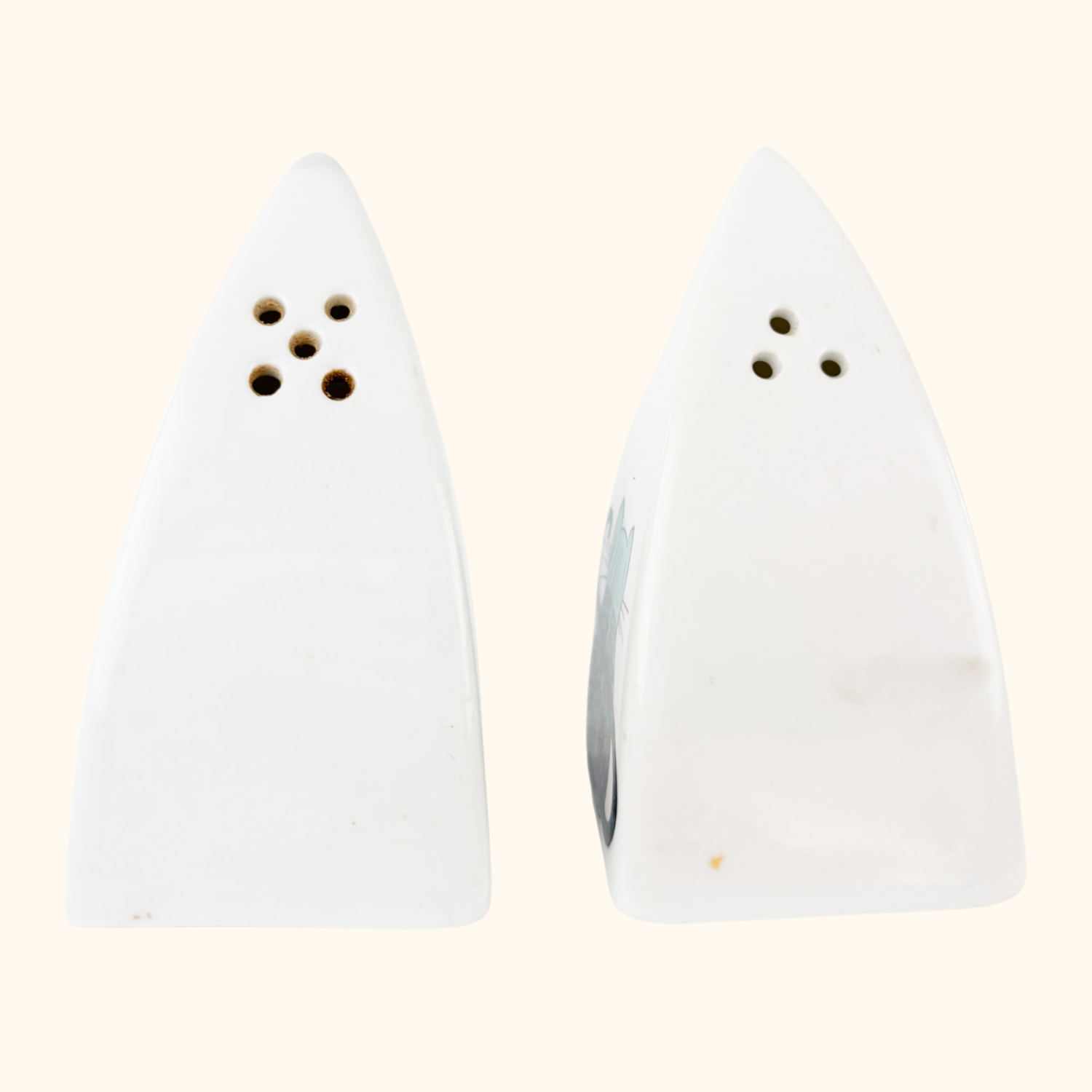 Pink and Blue Cat Salt and Pepper Shaker Set Sunshine Thrift