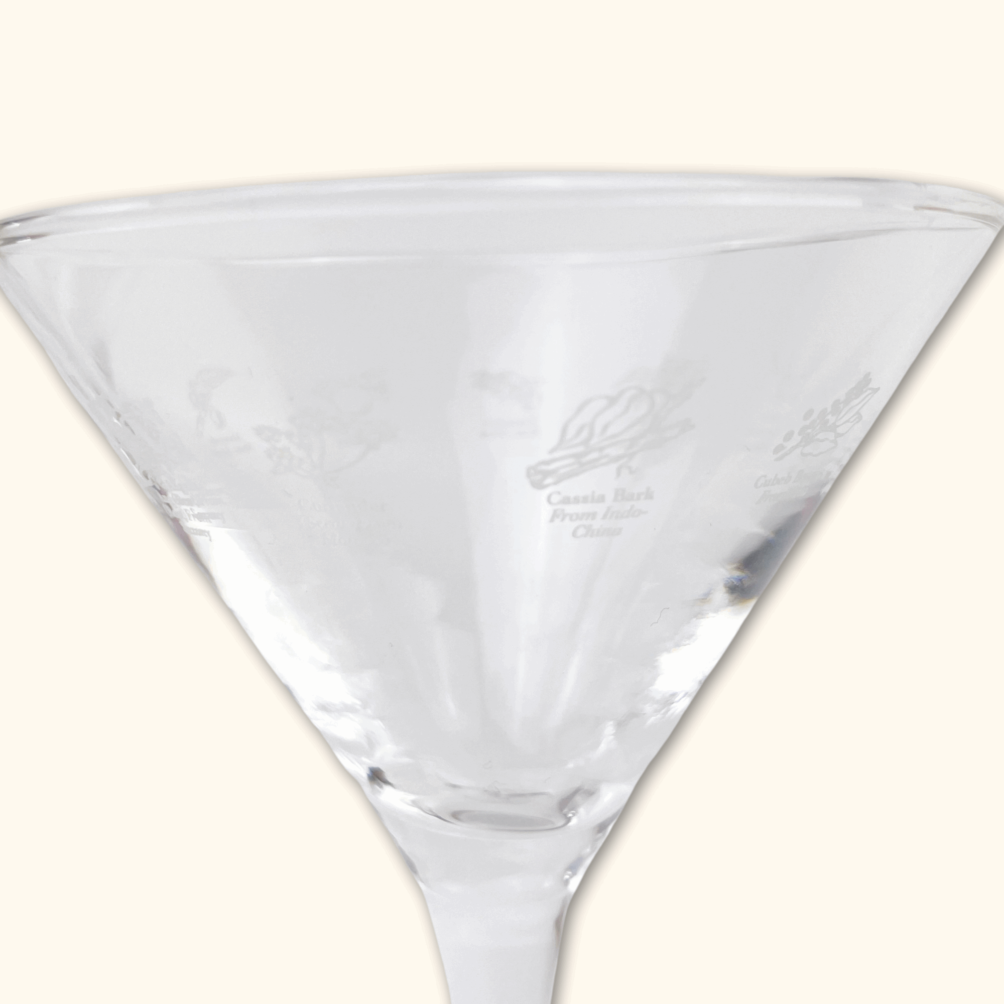 Bombay Sapphire Gin Martini Glasses - Set of 2 - - Glassware