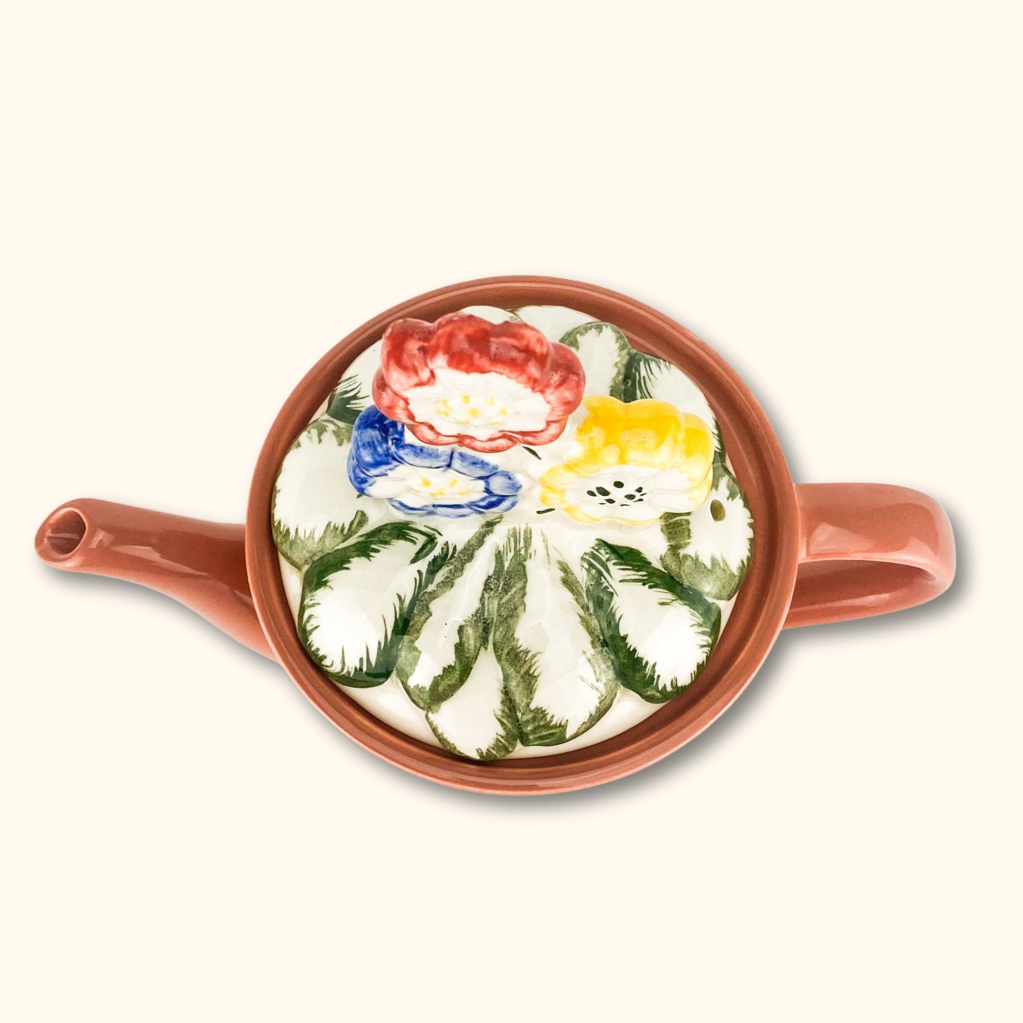 Garden Flower Plant Pot Novelty Teapot - - Kitchenware