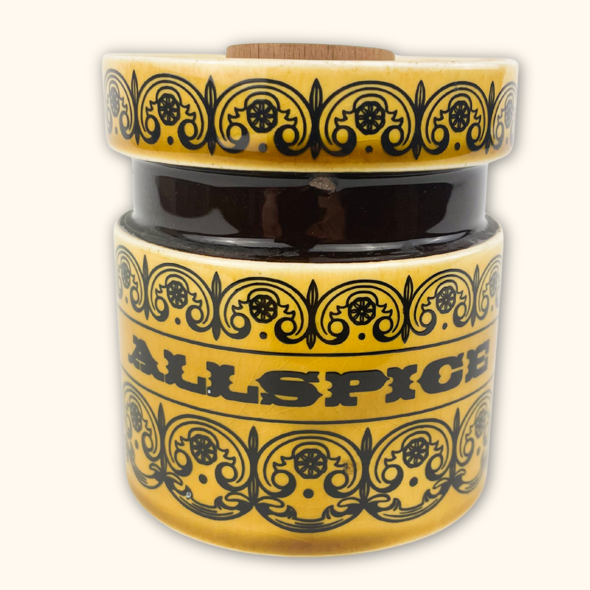 Hornsea C-Scroll Spice Jars All Spice Hornsea