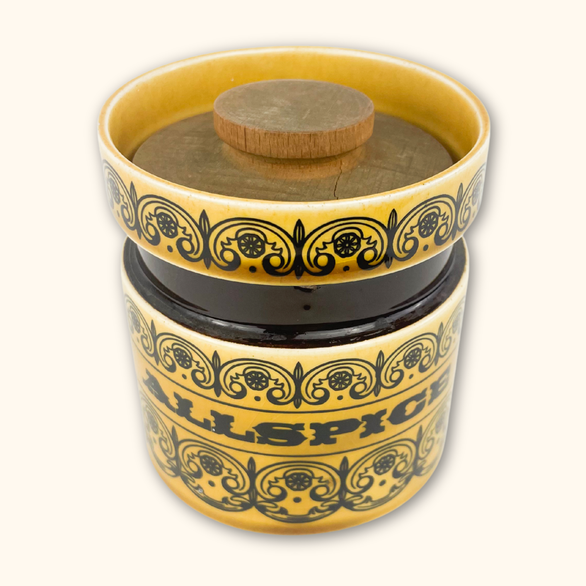 Hornsea C-Scroll Spice Jars All Spice Hornsea